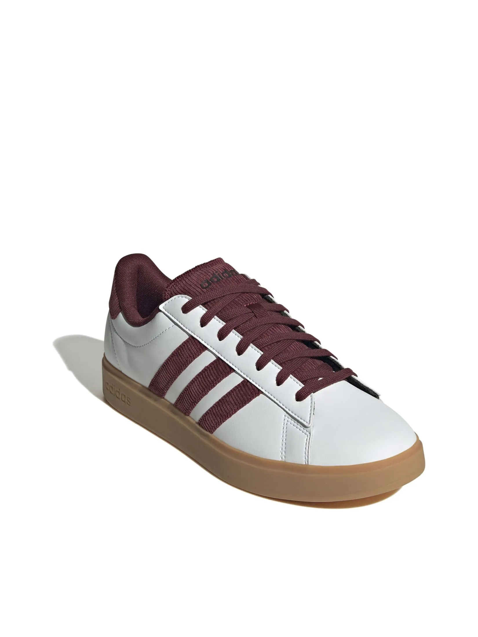 ADIDAS Men Sneakers Grand Court 2.0 IH4803 Cloud White / Shadow Red / Gum 3