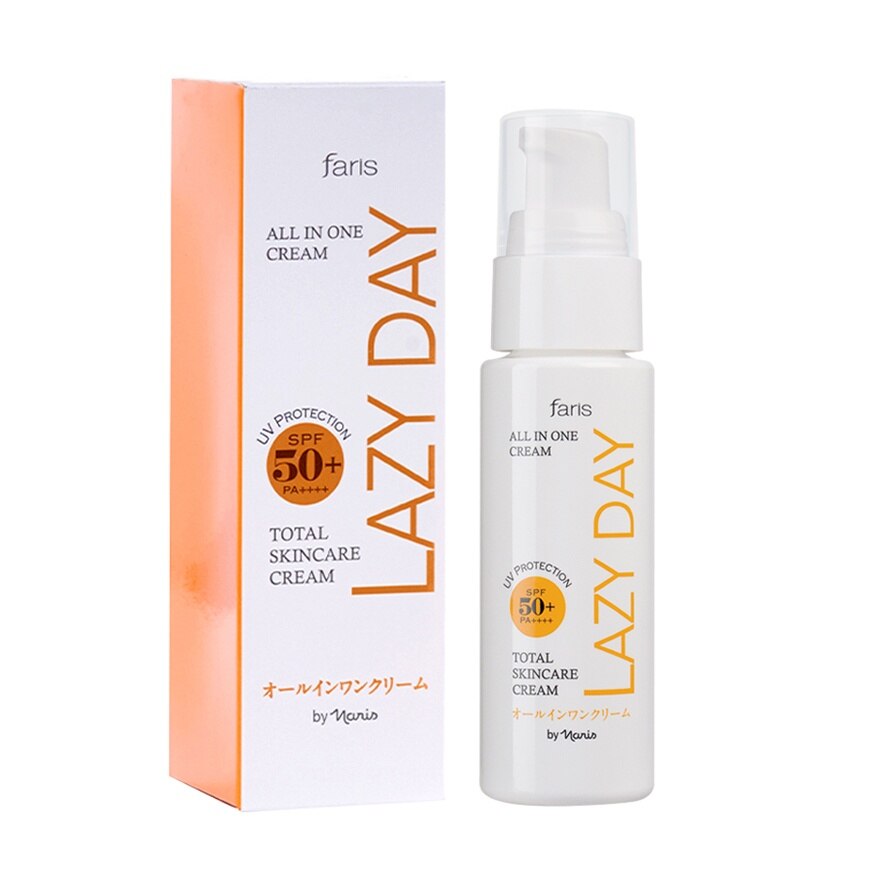 Faris By Naris Lazy Day Total Skincare Cream SPF50+ PA++++ 45 Ml