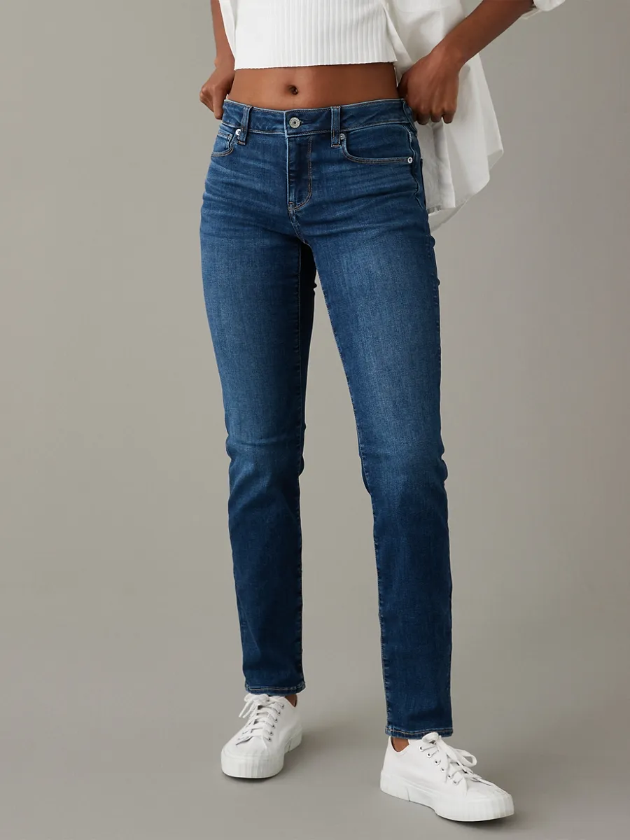 AMERICAN EAGLE WOMEN SKINNY JEAN 965 AUTHENTIC DARK INDIGO