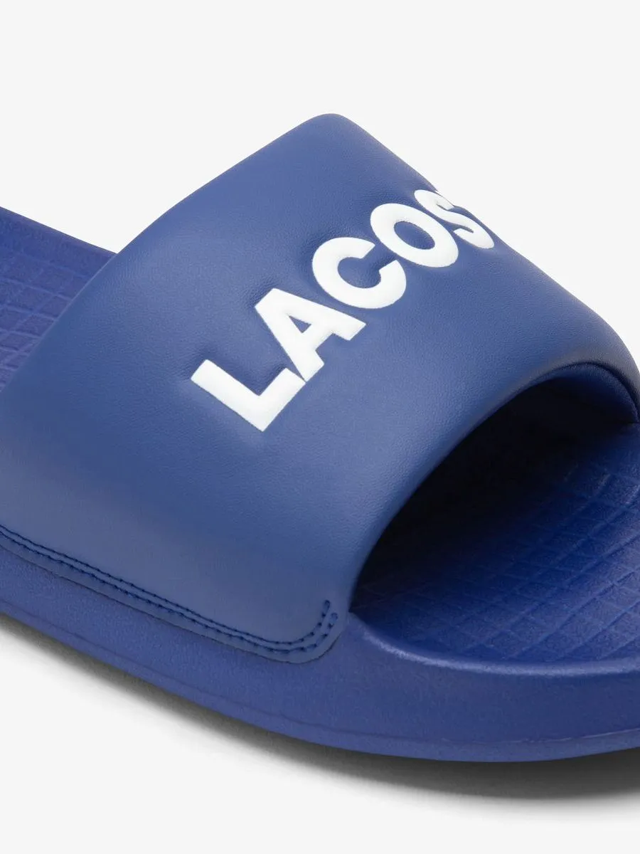 LACOSTE Blue Men’s Serve Slide 1.0 Fabric