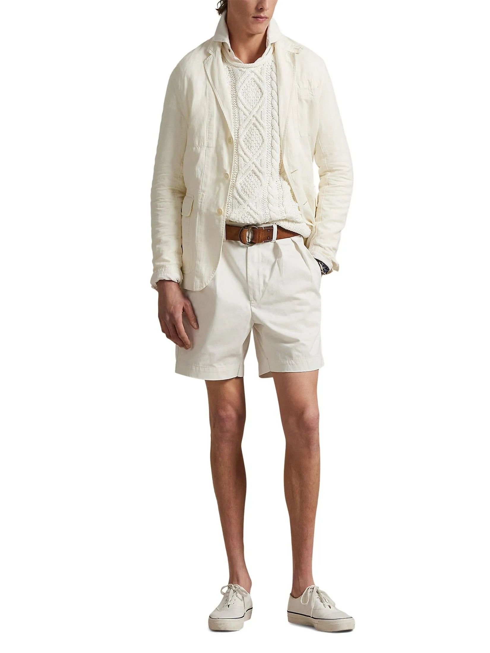 POLO RALPH LAUREN Shorts Men MNPOSHO14H20029 White