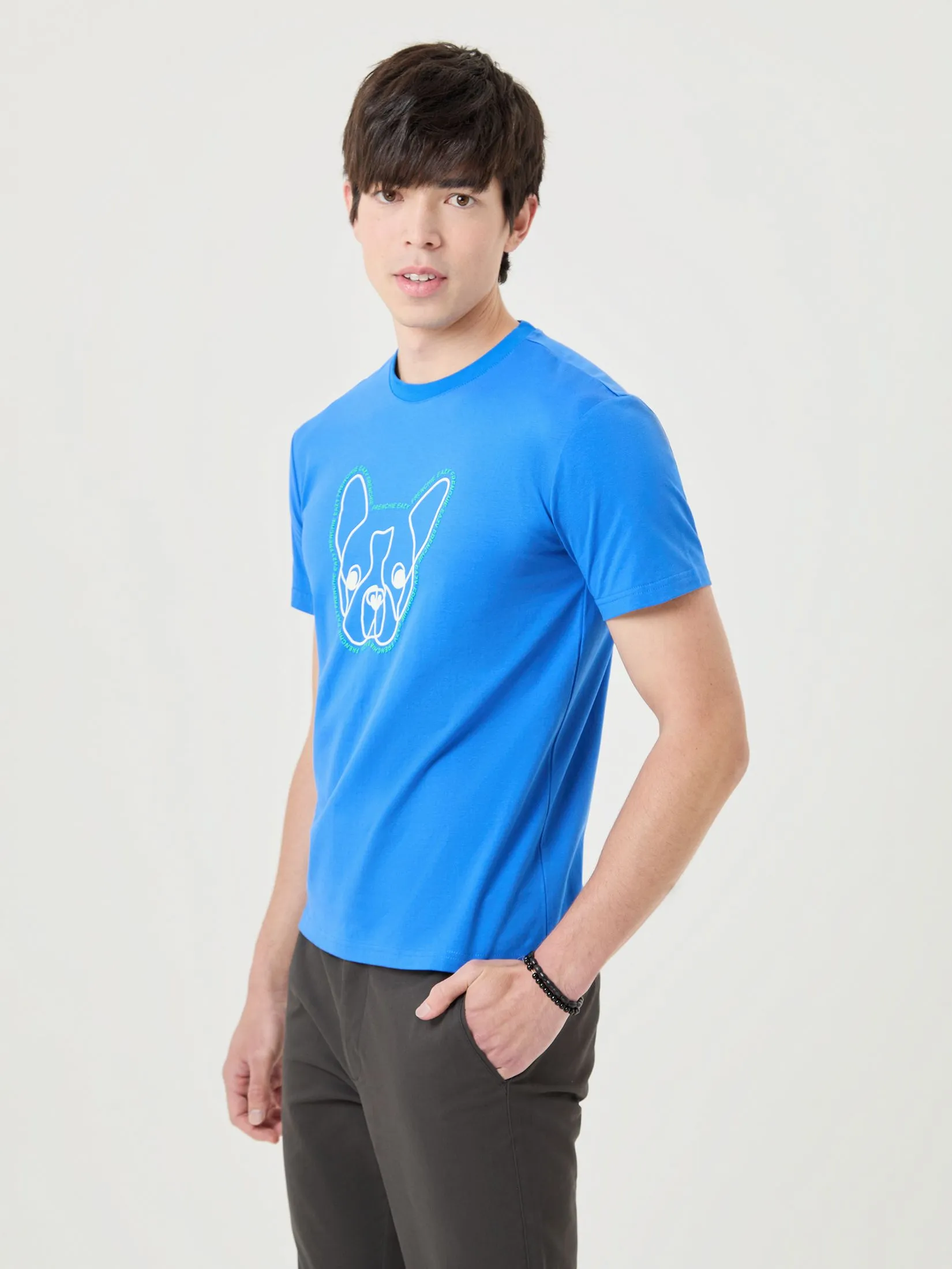 ESP Frenchie Eazy Tee Shirt Men Blue