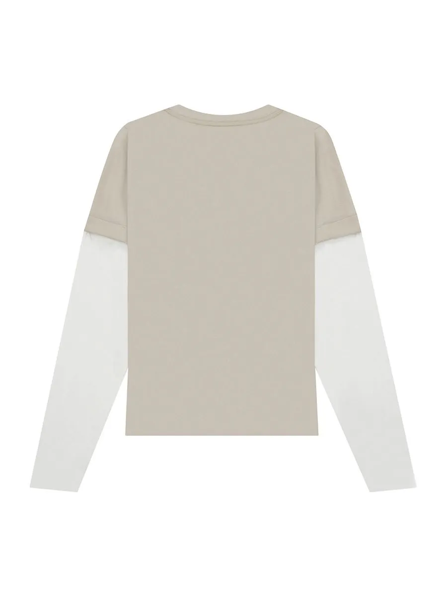 GIORDANO Women's Anti-UV Cool Touch Tee (G-Motion) Rice coffee Khaki