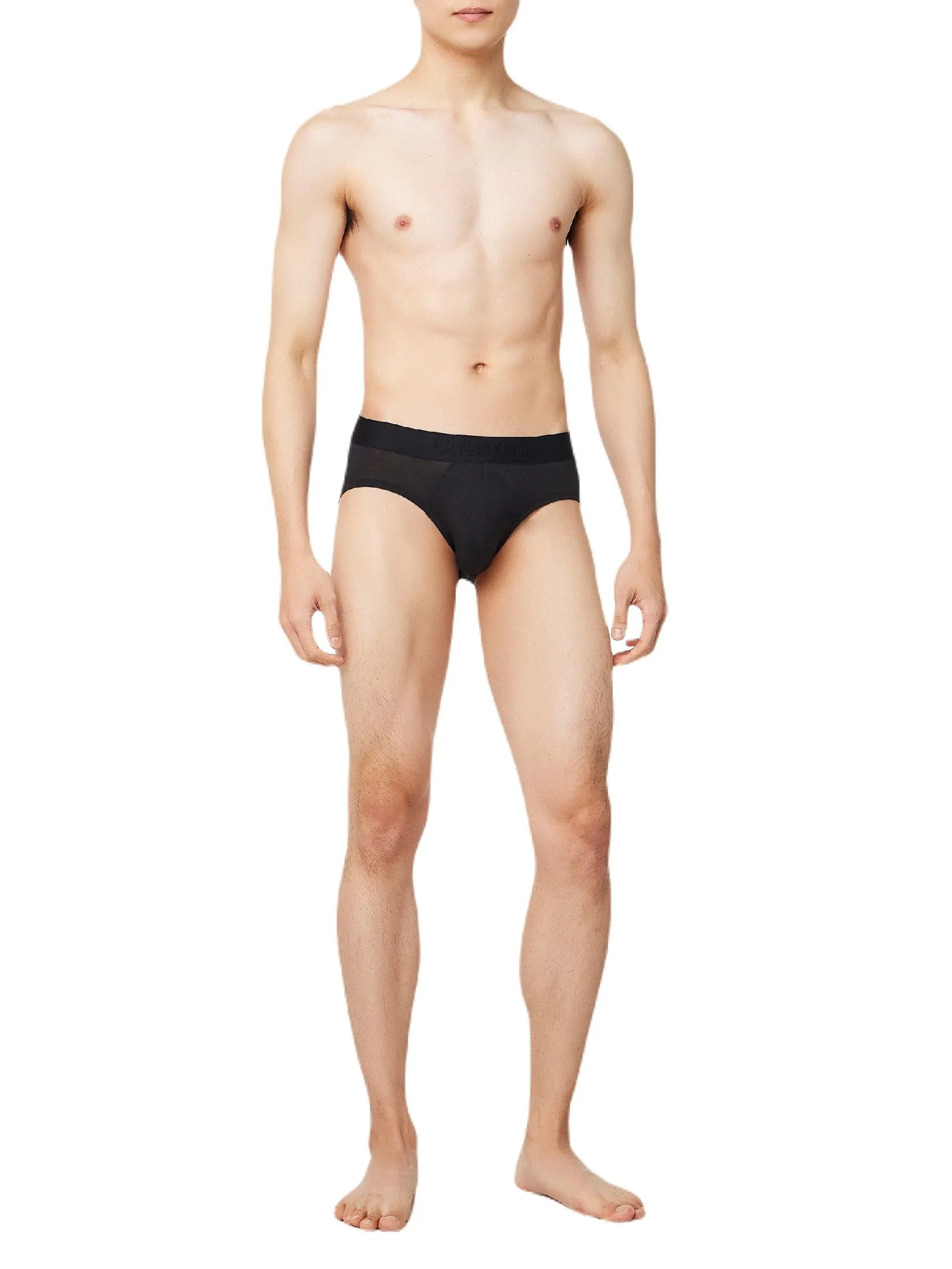 CALVIN KLEIN Men's Ultra Soft Modal Single Hip Brief Black