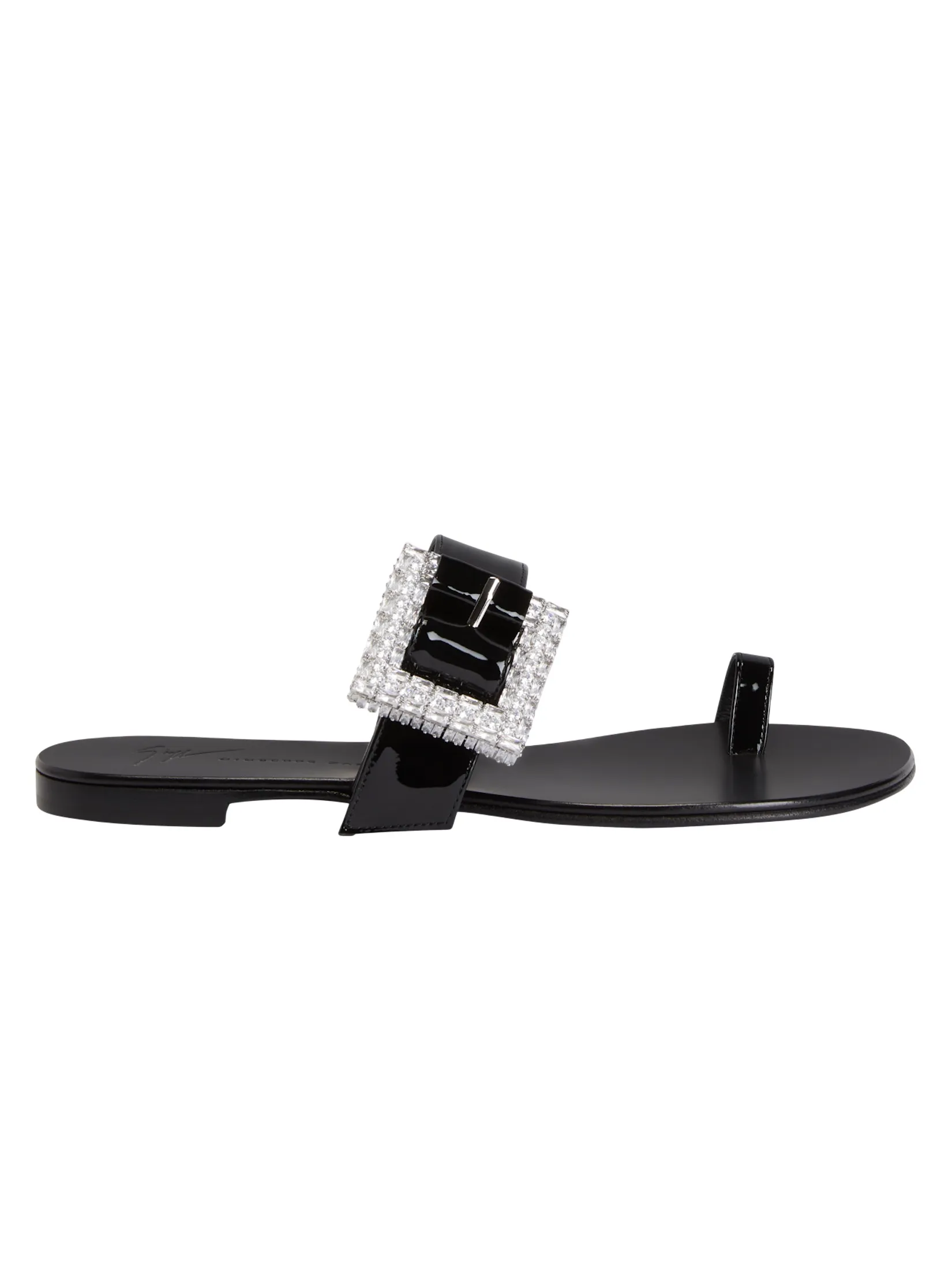 GIUSEPPE ZANOTTI Women Sandals THE MISS BUCKLE SANDAL TIN.PASS NERO