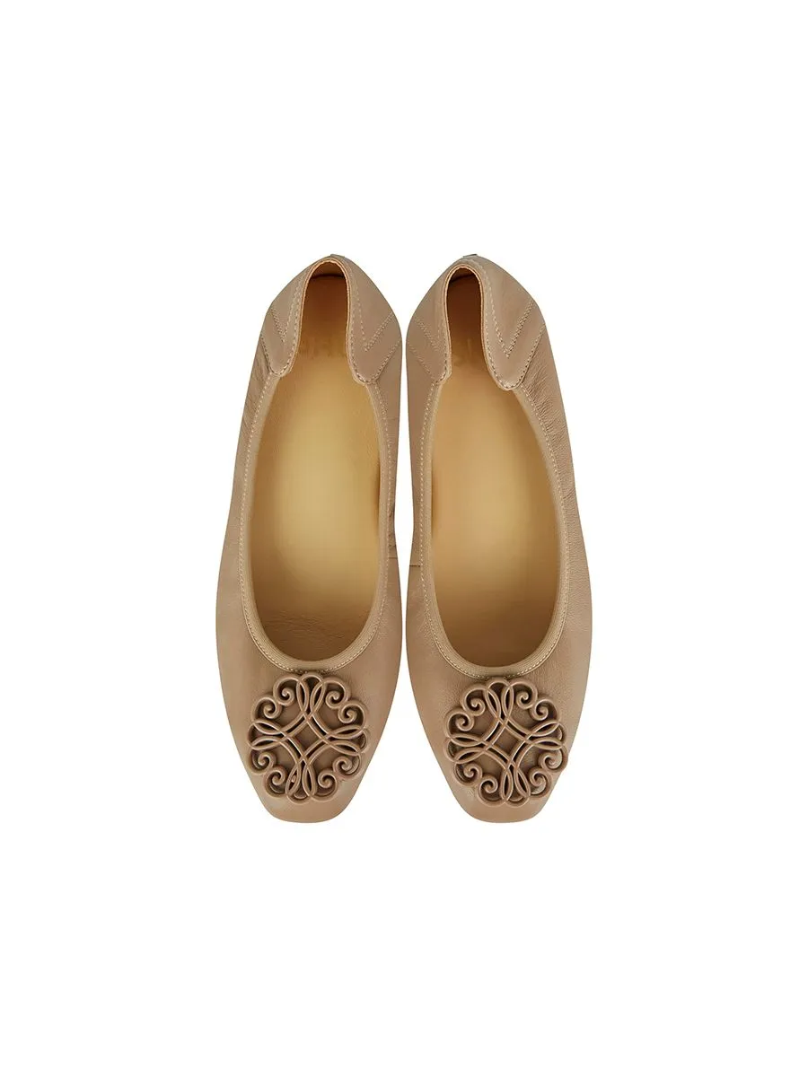 SHU WOMEN  SOFY SOFA INFINITE HEART ONTONE - ETOUPE