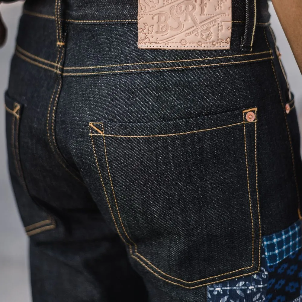 BLACK SHEEP JEANS Dark Blue Slimfit Jeans 14oz. BSRF-M-SF201