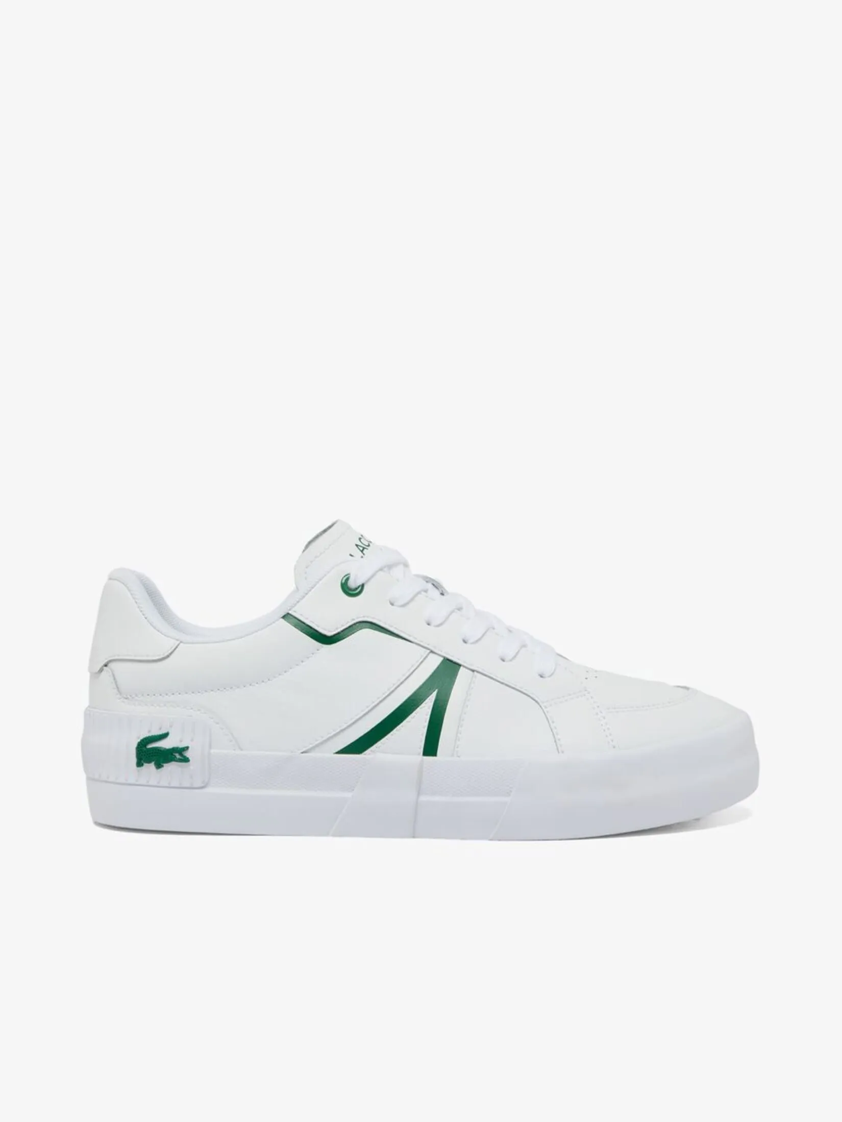 LACOSTE Men’s L004 Leather Sneakers White