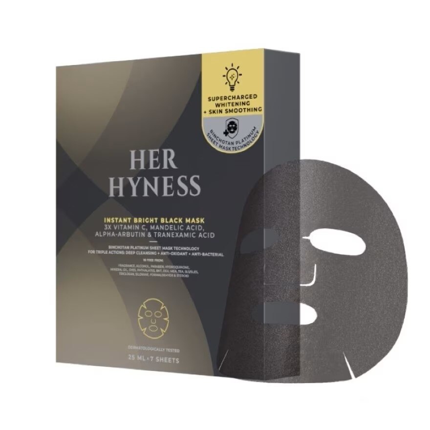 Her Hyness Instant Bright Black Mask 25 ml. x7