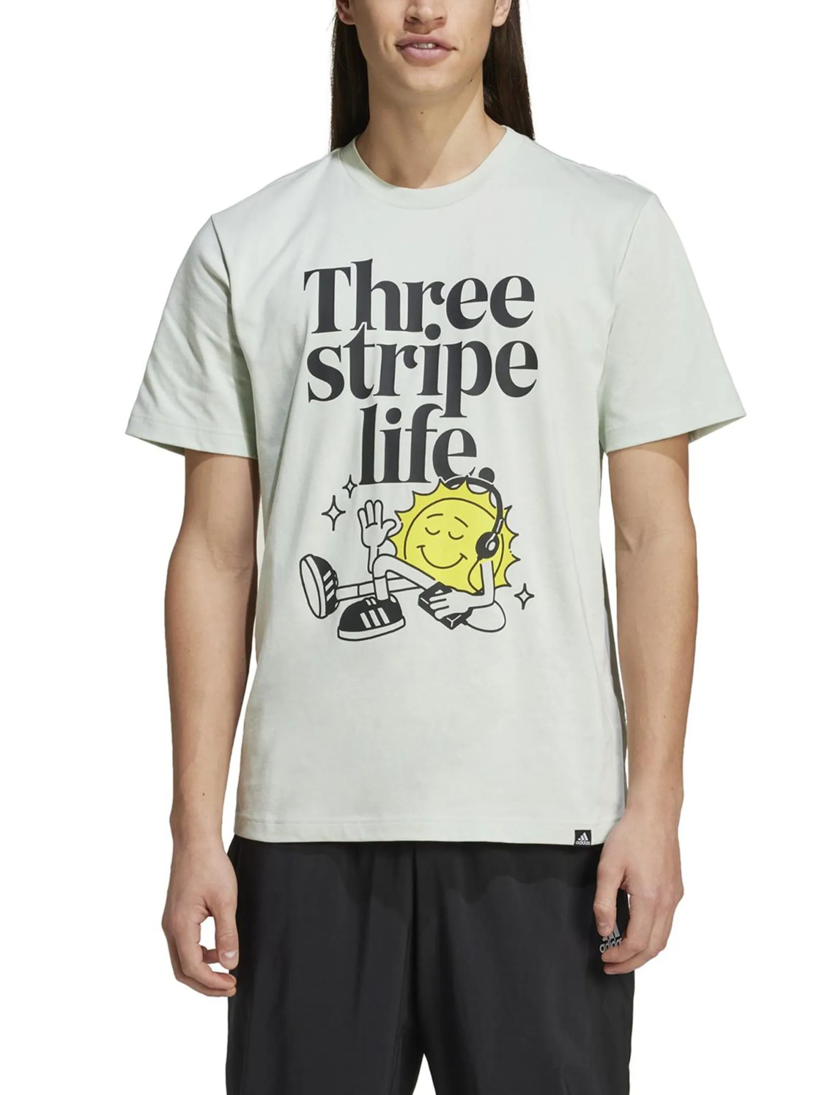 ADIDAS Men T-Shirt Positivity Graphic
