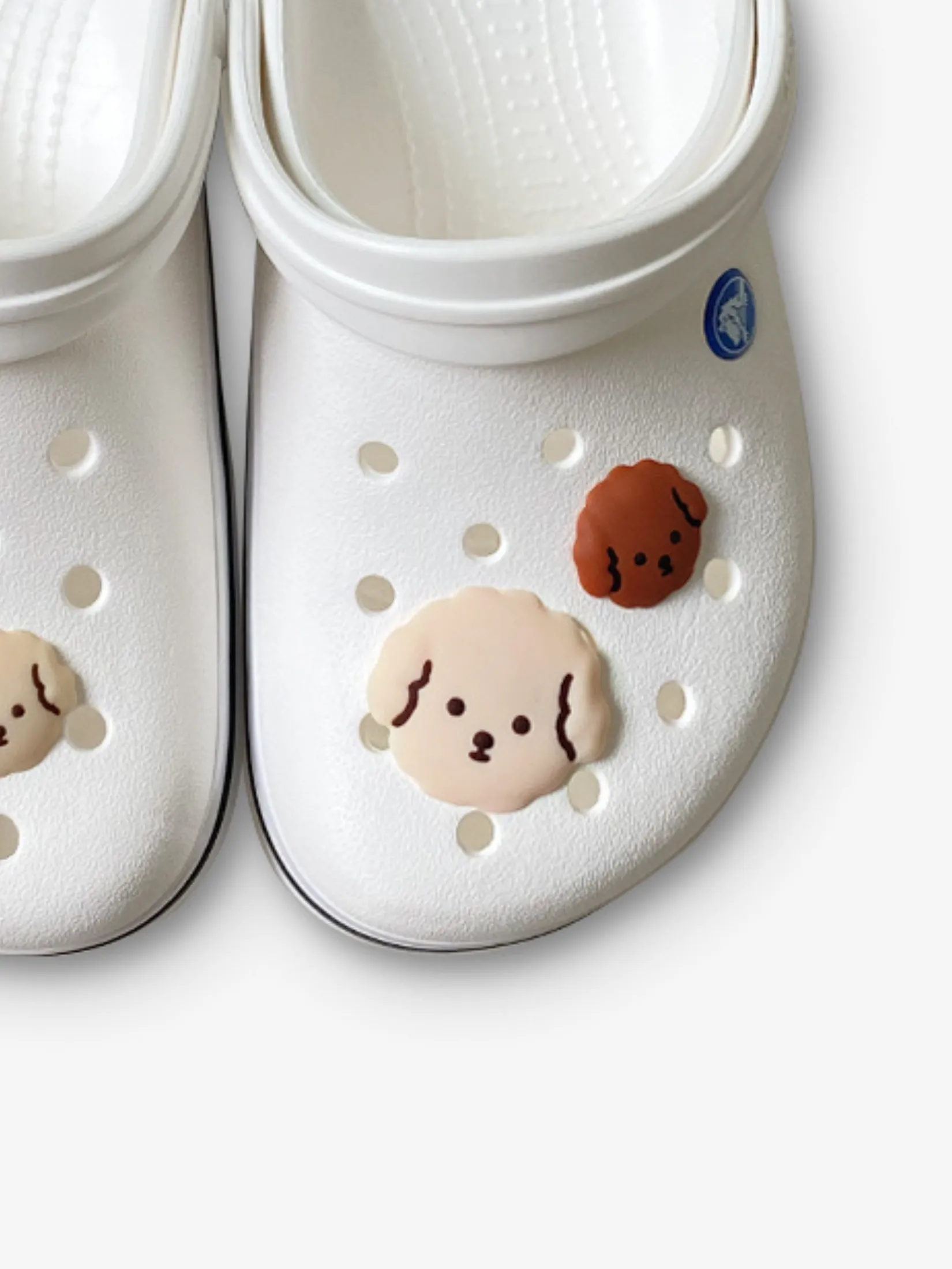 MILL AND MOI MNM Silicone charm - Poodle Cream (L)