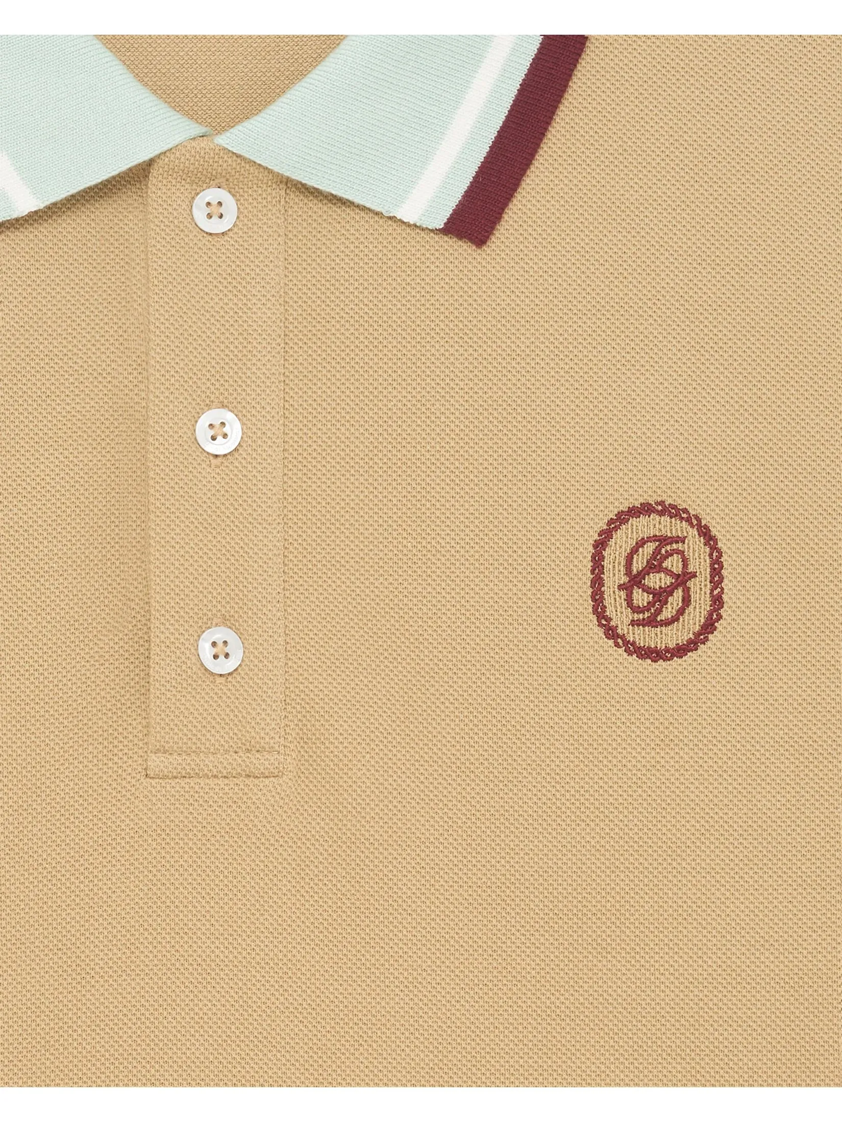 DROLE DE MONSIEUR Men Polo The D Mirror Brown