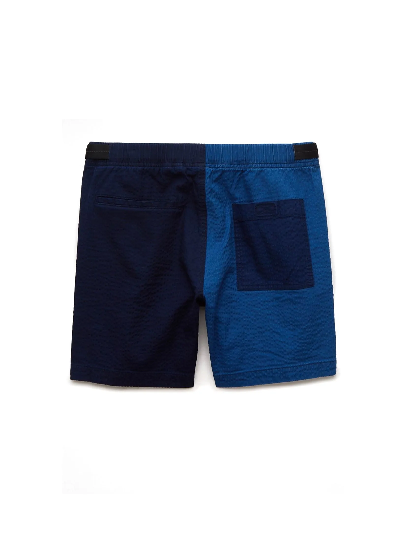 AMERICAN EAGLE MEN 7722 ACTIVE SEERSUCKER COLOR BLOCK VENTURE OUT SHORT 532 INDIGO