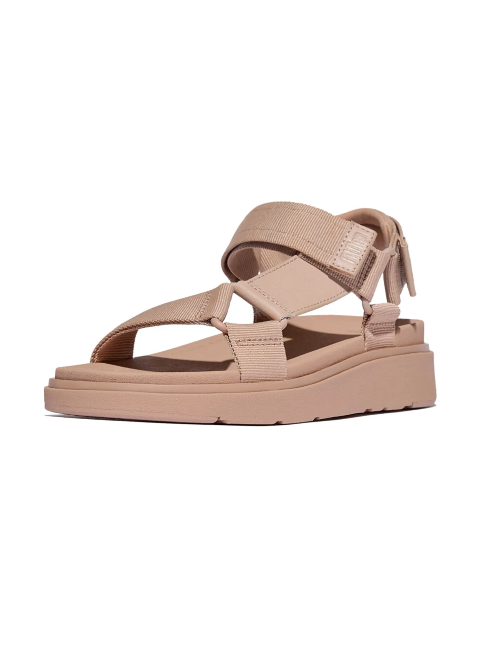 FitFlop™ WOMEN'S GEN-FF ADJ.WEBBING/LEATHER B/S BEIGE