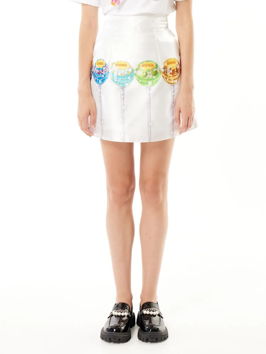 ICONIC WOMAN WHITE DELICA SKIRT