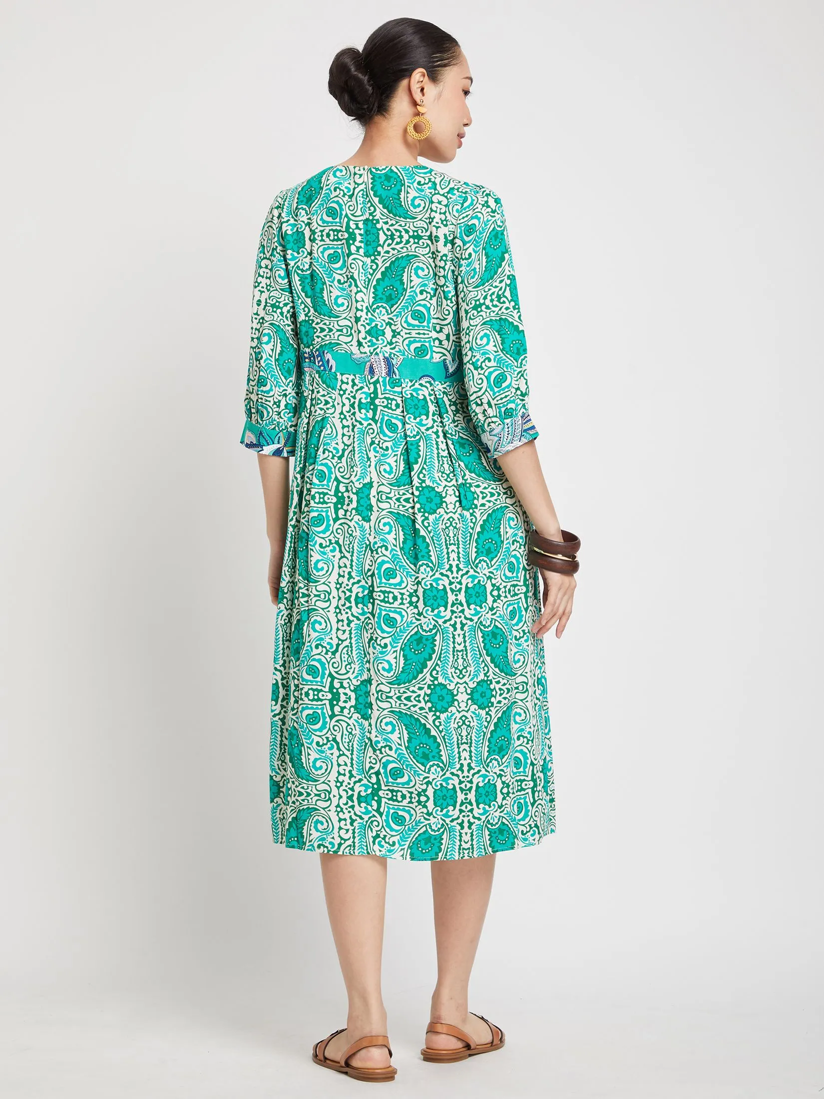 JOURNAL Women Dress Long Sleeves Viscose Woven