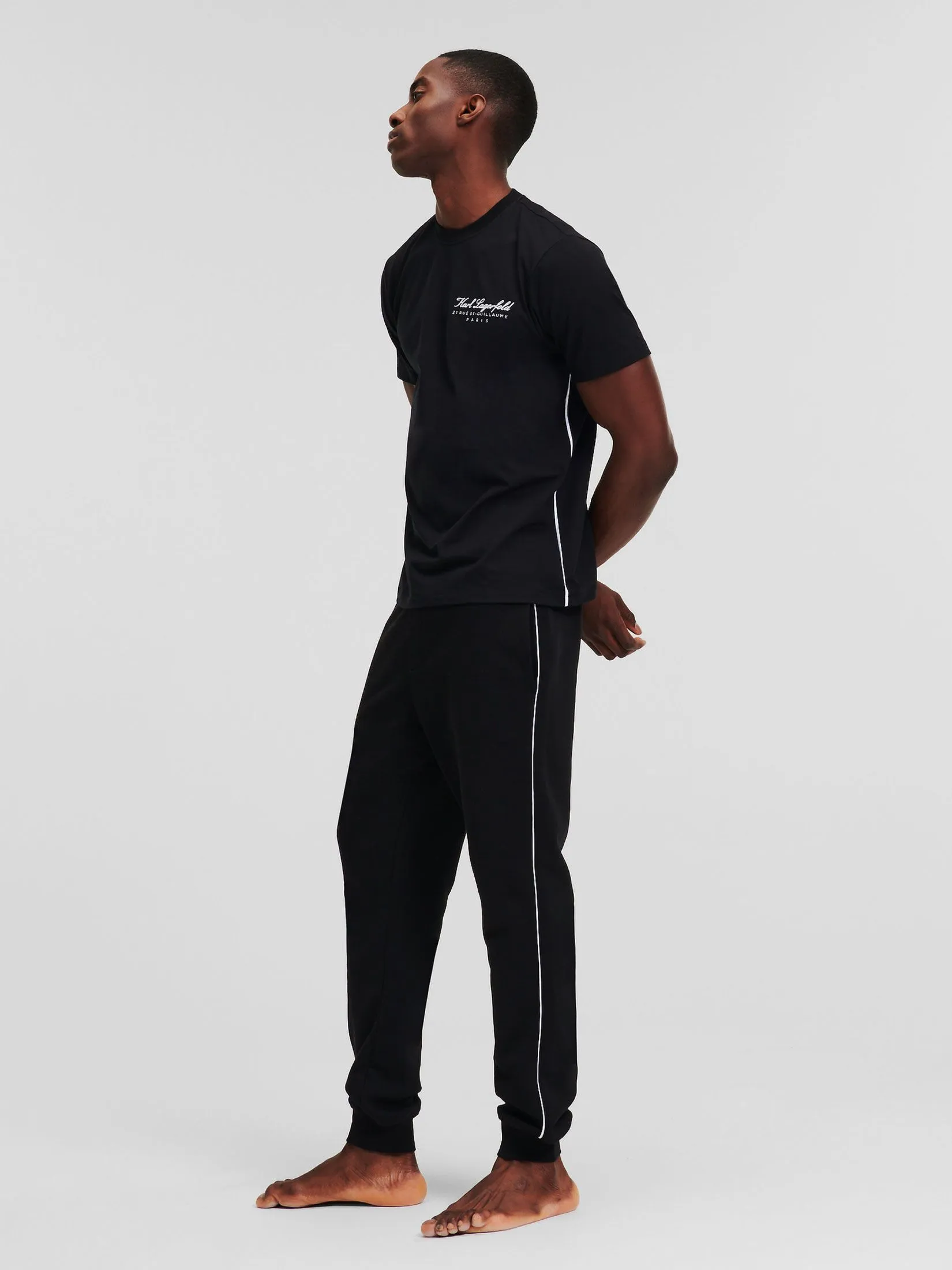 KARL LAGERFELD HOTEL KARL T-SHIRT BLACK