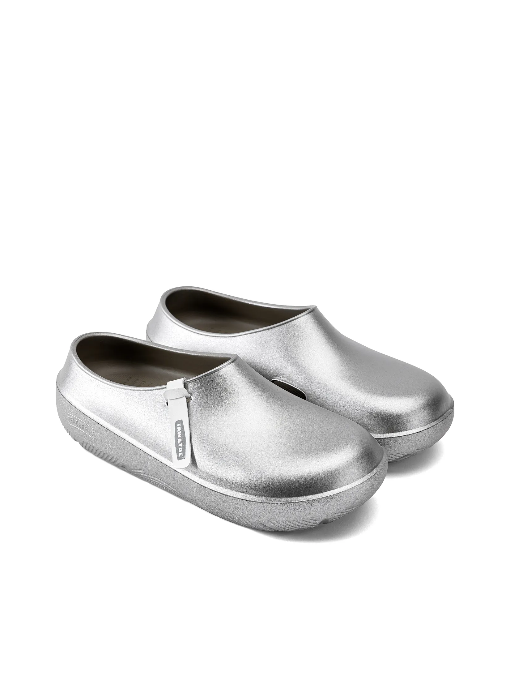 TAW&TOE Unisex Sandals Zerovity Tonton Silver