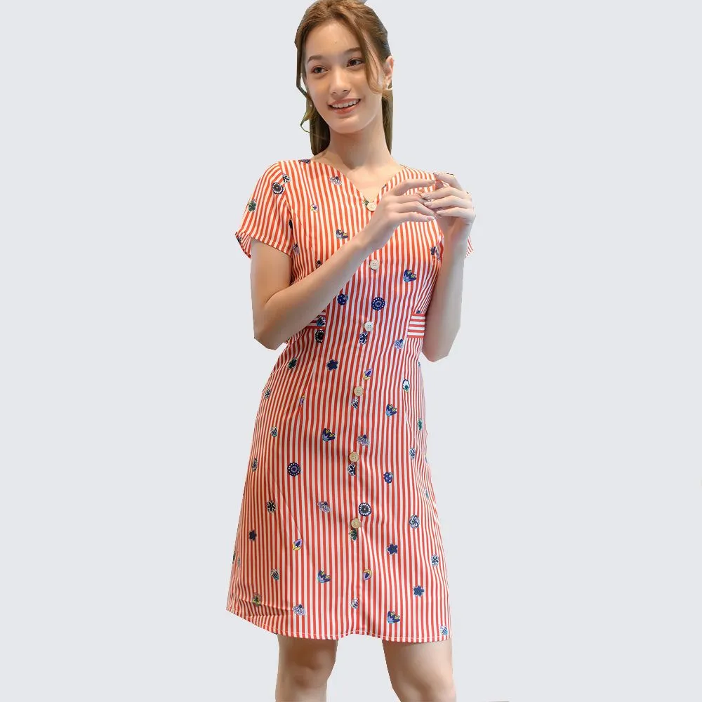 AMILA Red Dress AM-D999 IGPU22-5