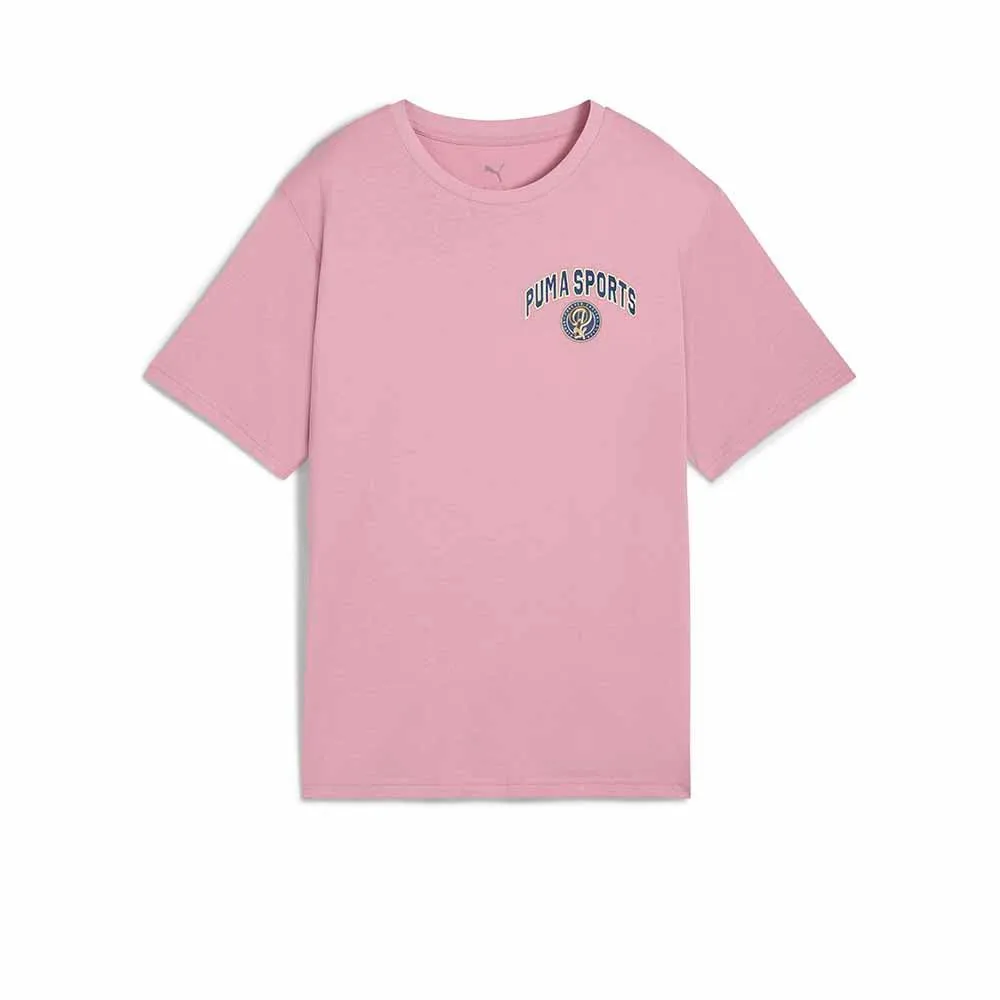 PUMA Wardrobe Essentials Sports Legacy Graphic Women T-Shirt Pink - PU097AP045EOTH