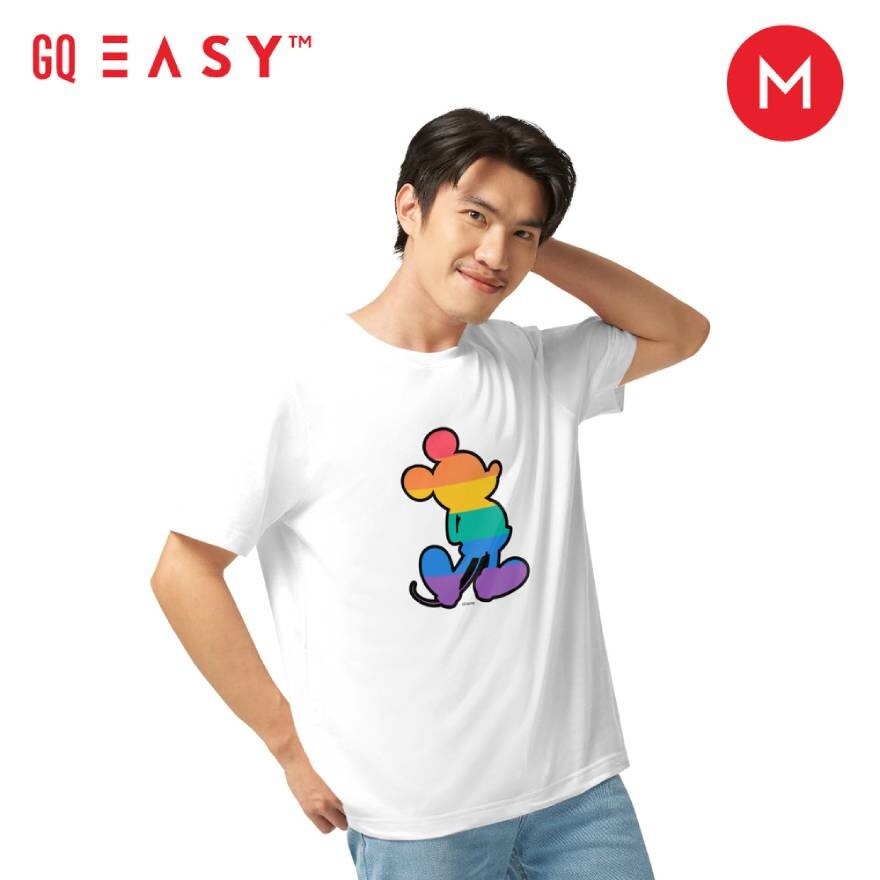 GQ Disney T-Shirt Pride Month White Size XL