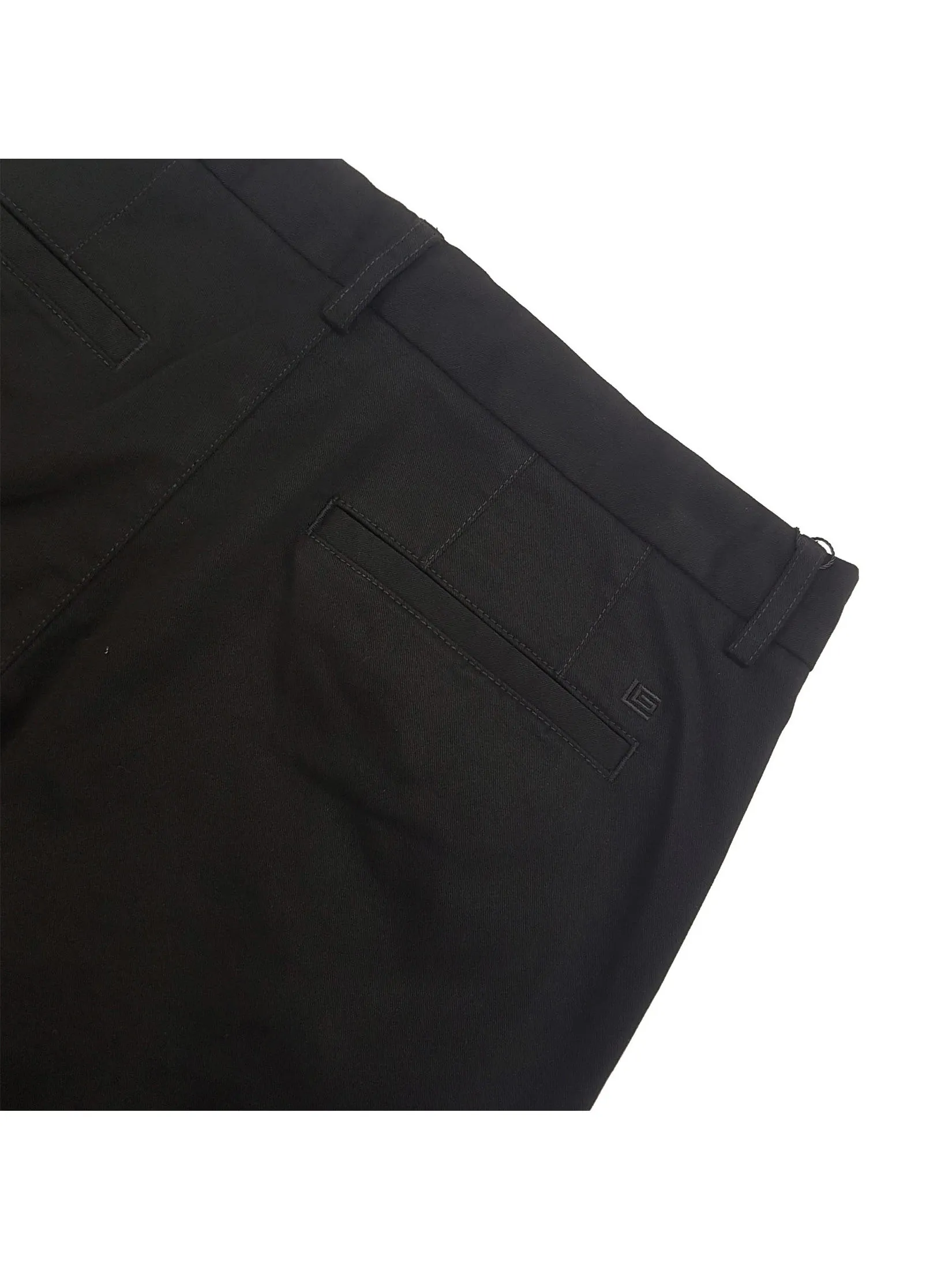 GUY LAROCHE MENWEAR Men’s Pants – Soft Touch, Comfortable, Structured Fabric, Slim Fit, Black – Model BSC6301P5B