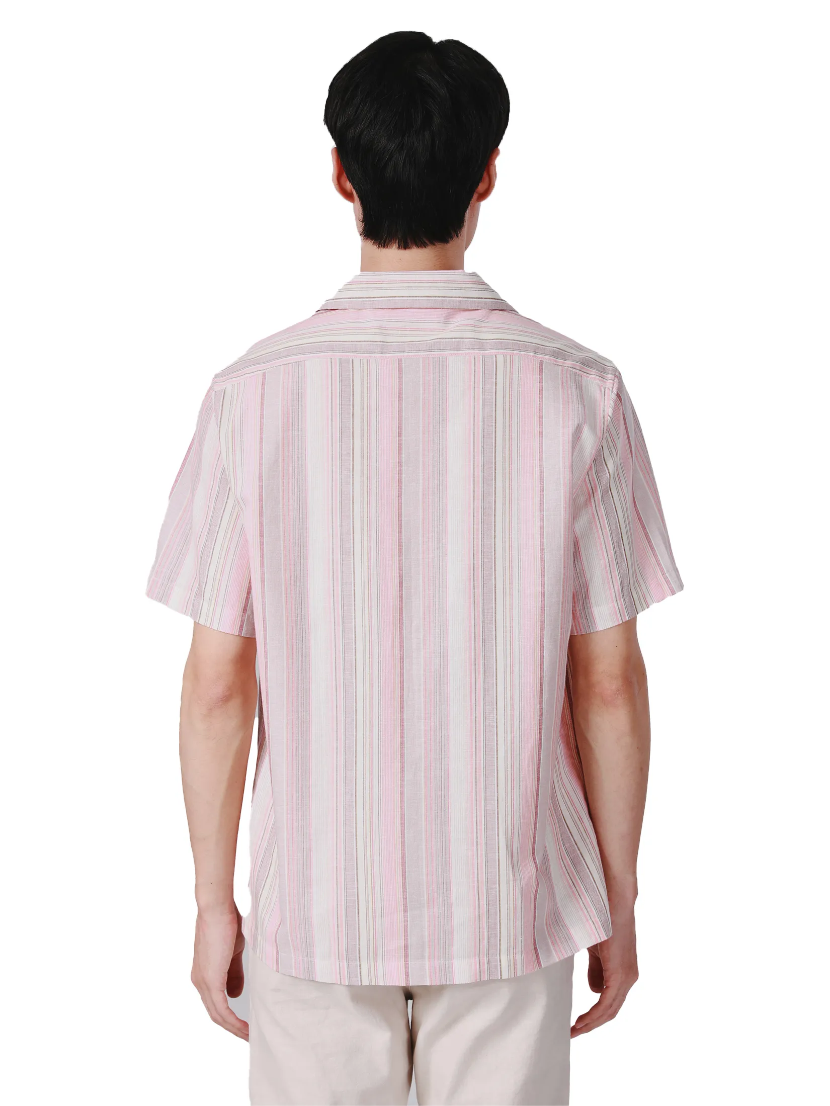 JOHN HENRY Men s Short Sleeves Hawaii Shirts (Relaxed Fit) SONGKRAN FESTIVAL Brown