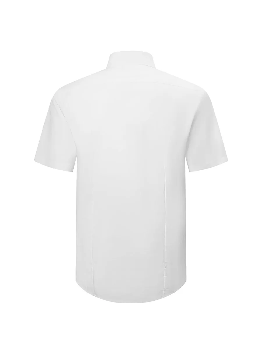 G2000 Men Clothing Short Sleeves Formal Shirt  Smart Fit  White