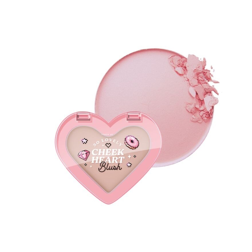 Lemon Me So Lovely Cheek Heart Blush 01