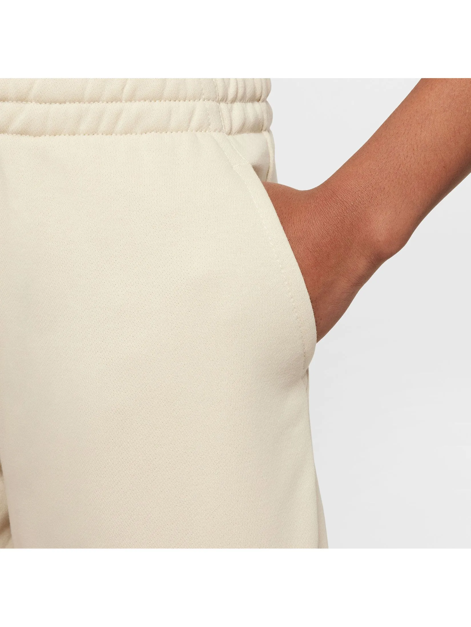 NIKE KIDS Unisex Shorts French Terry Lt Khaki/Lt Khaki/Parachute Beige/Sail