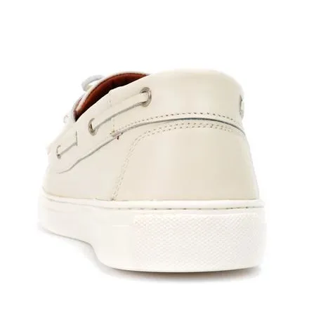 BROWN STONE BROWN STONE NEW YORK BOAT SHOE OFF WHITE