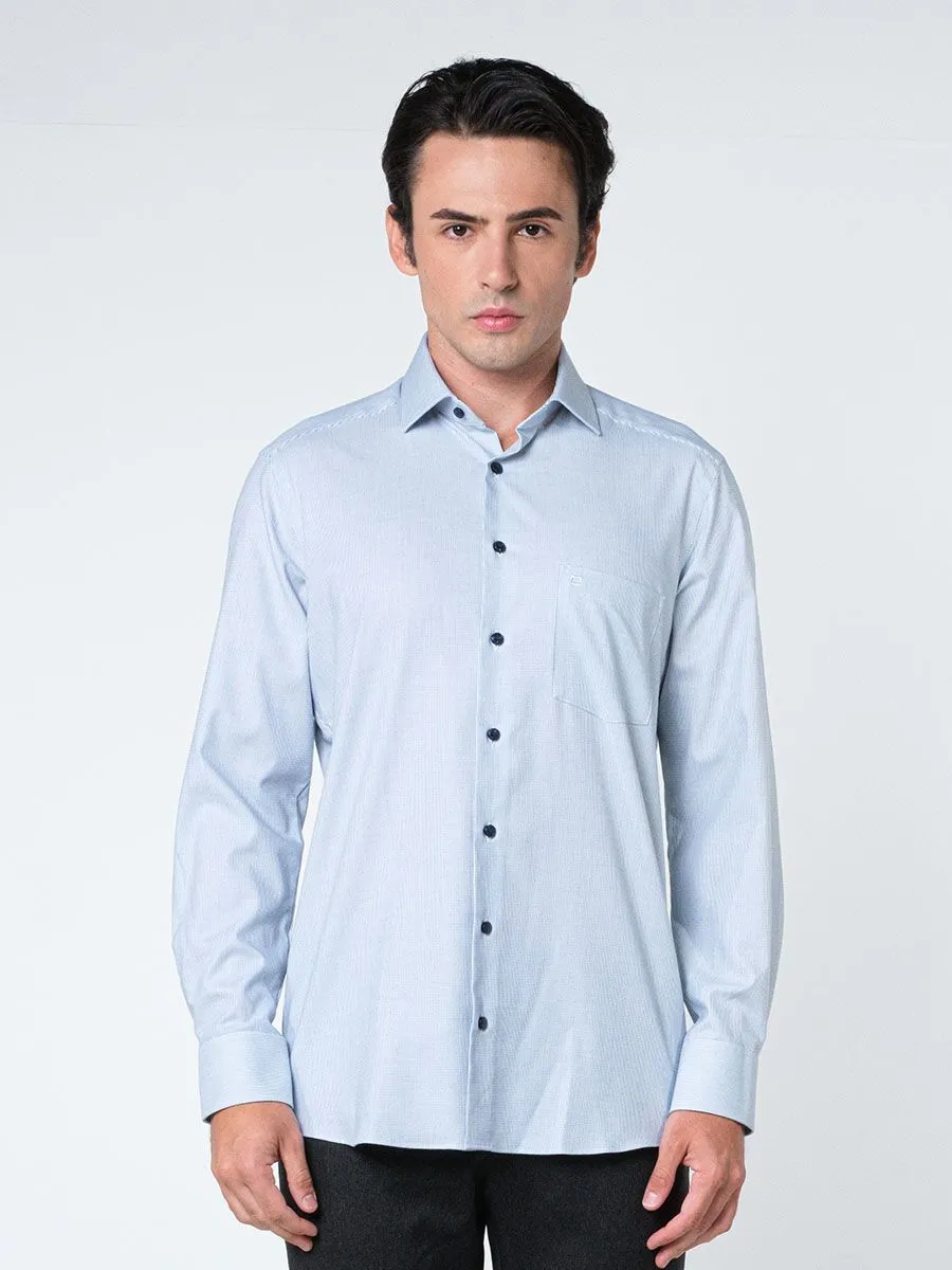 OLYMP CLIMATE CONTROL - MEN SHIRT LONG SLEEVES MODERN FIT GREEN