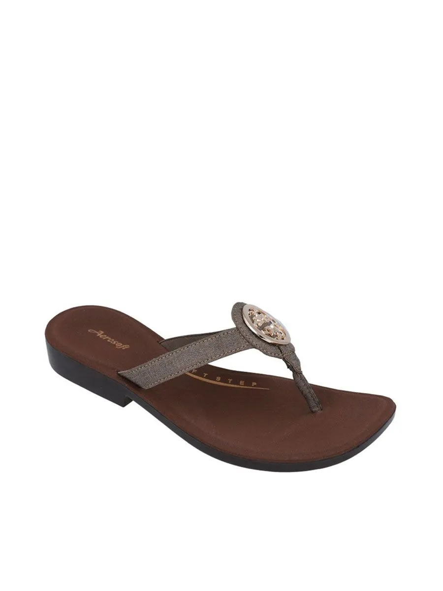 AEROSOFT Flip Flop FW8064 Brown
