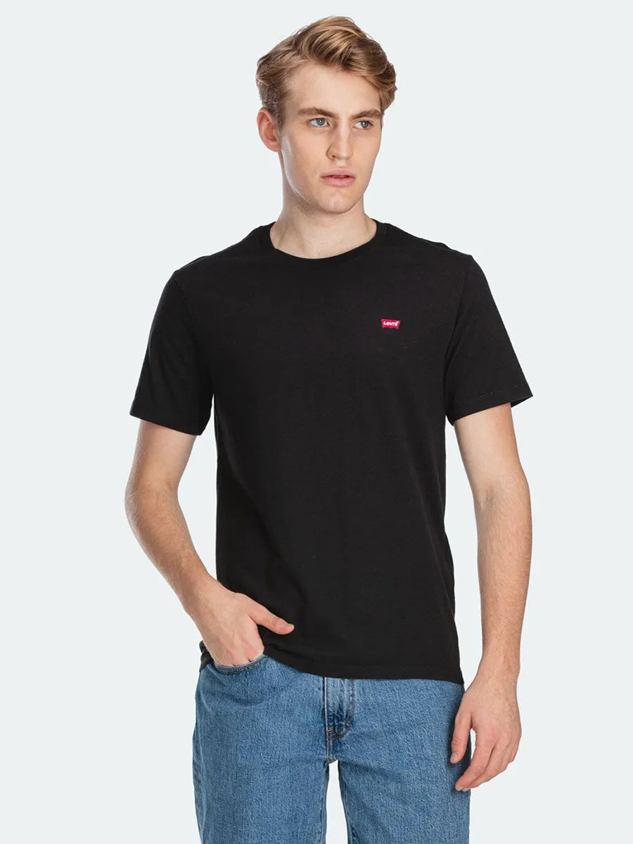 LEVI'S Ss Original Hm Tee Mineral 566050009 Black Size - M