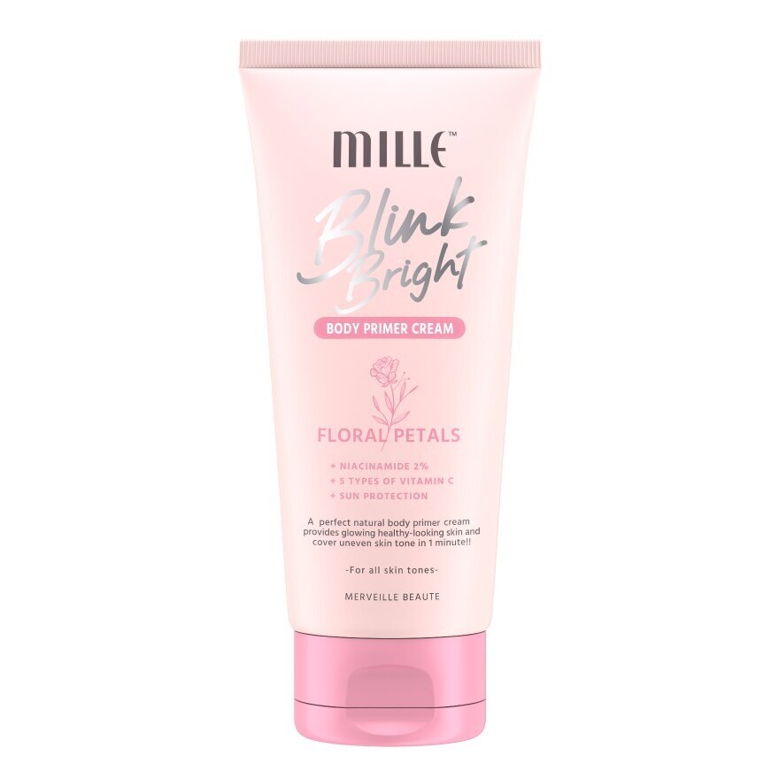 Mille Blink Bright  Body Primer Cream 150g.