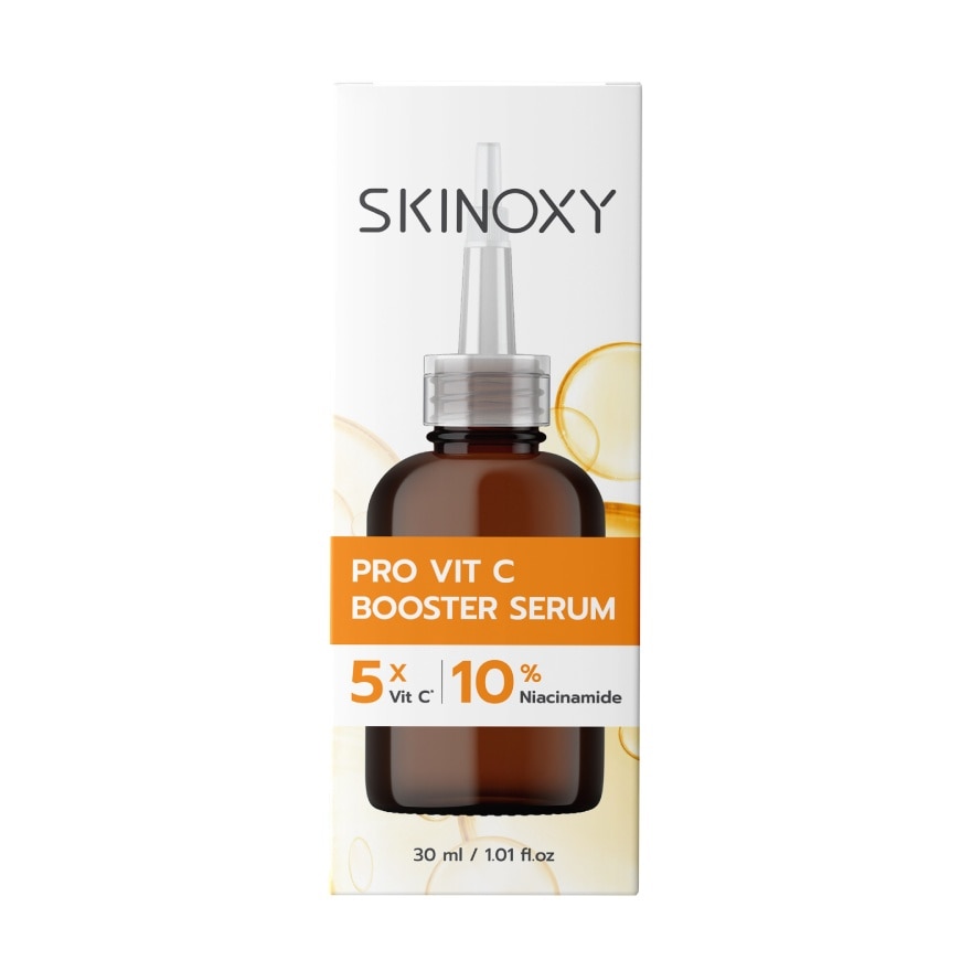 Skinoxy Serum Pro Vit C Booster 30 Ml. เซรั่มลดเลือนจุดด่างดำ - Orange