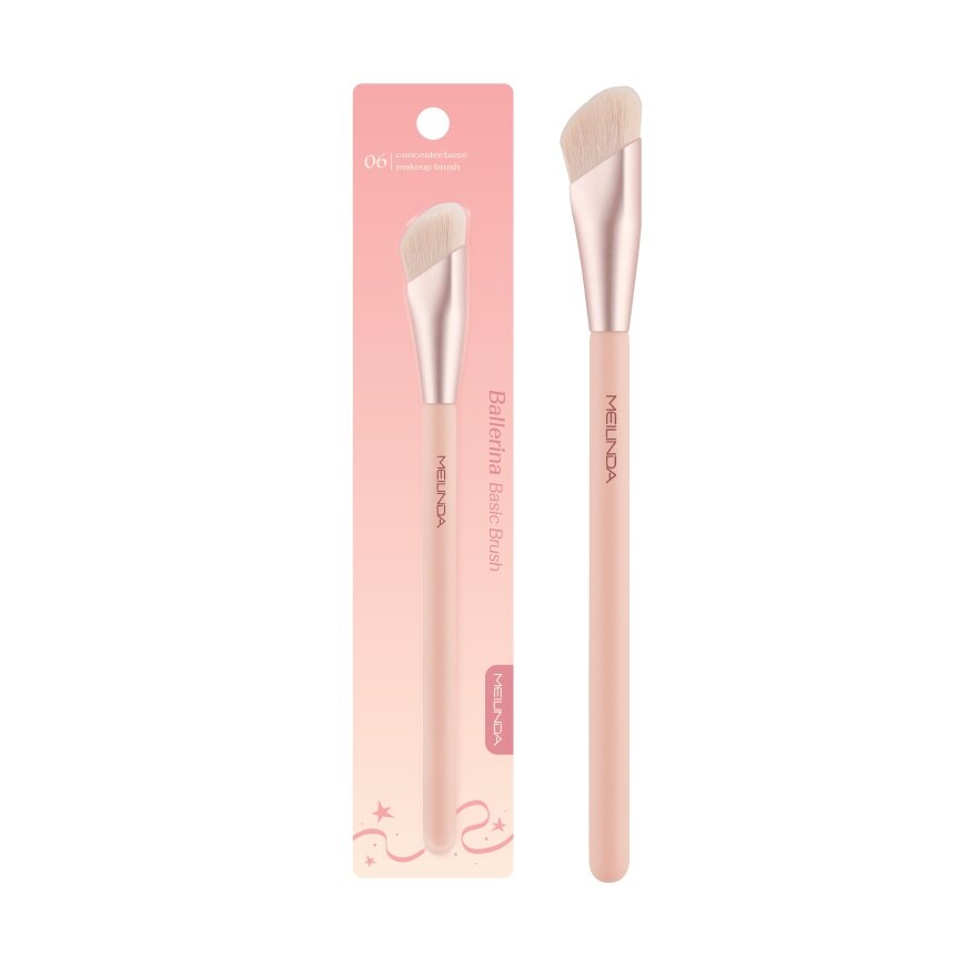 Meilinda Ballerina Basic Brush 1pcs. 06 Concealer/Base Makeup Brush