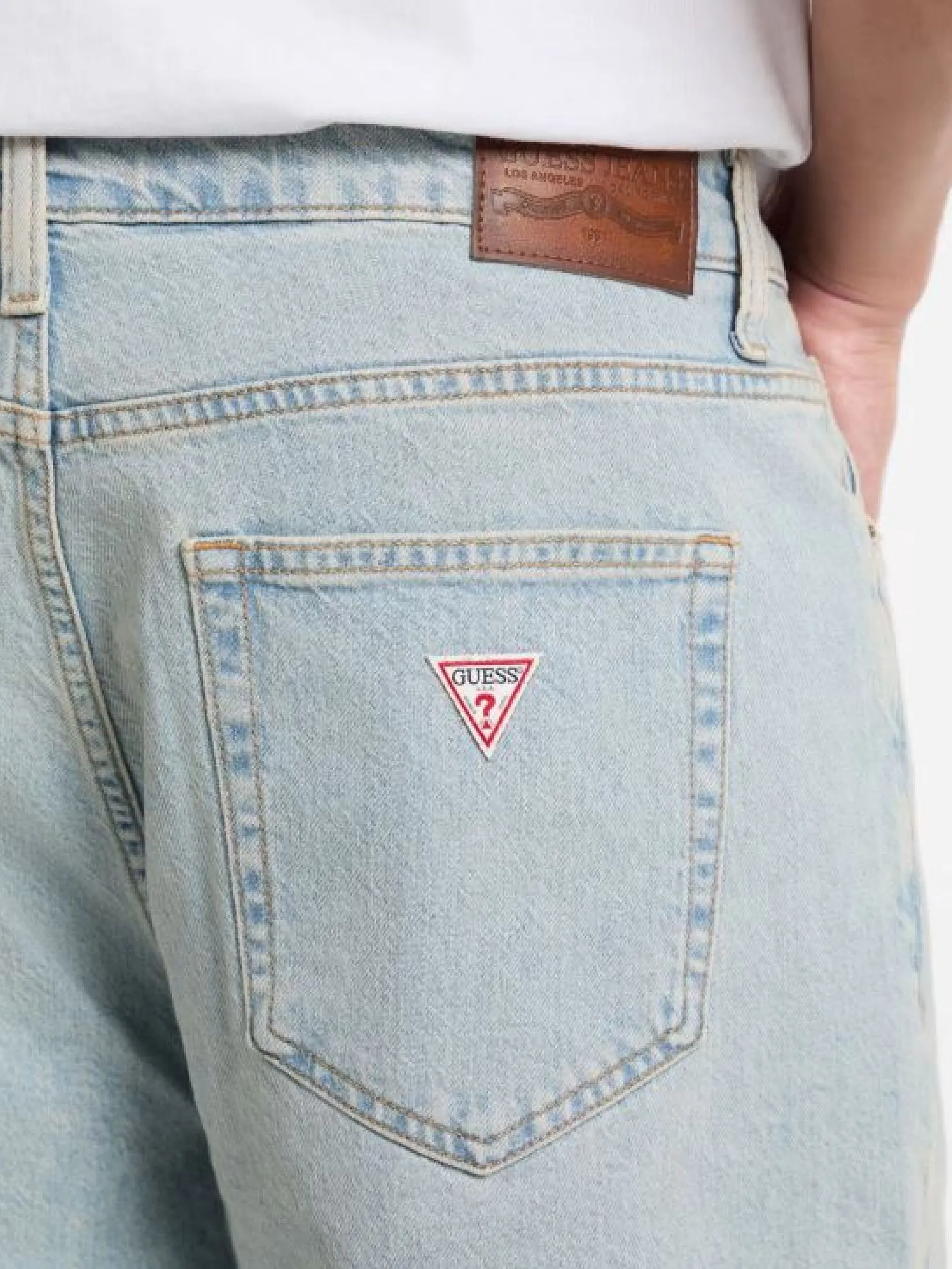 GUESS GUESS MEN ECO DENIM SHORTS  M4YD37D5M51  -  Denim