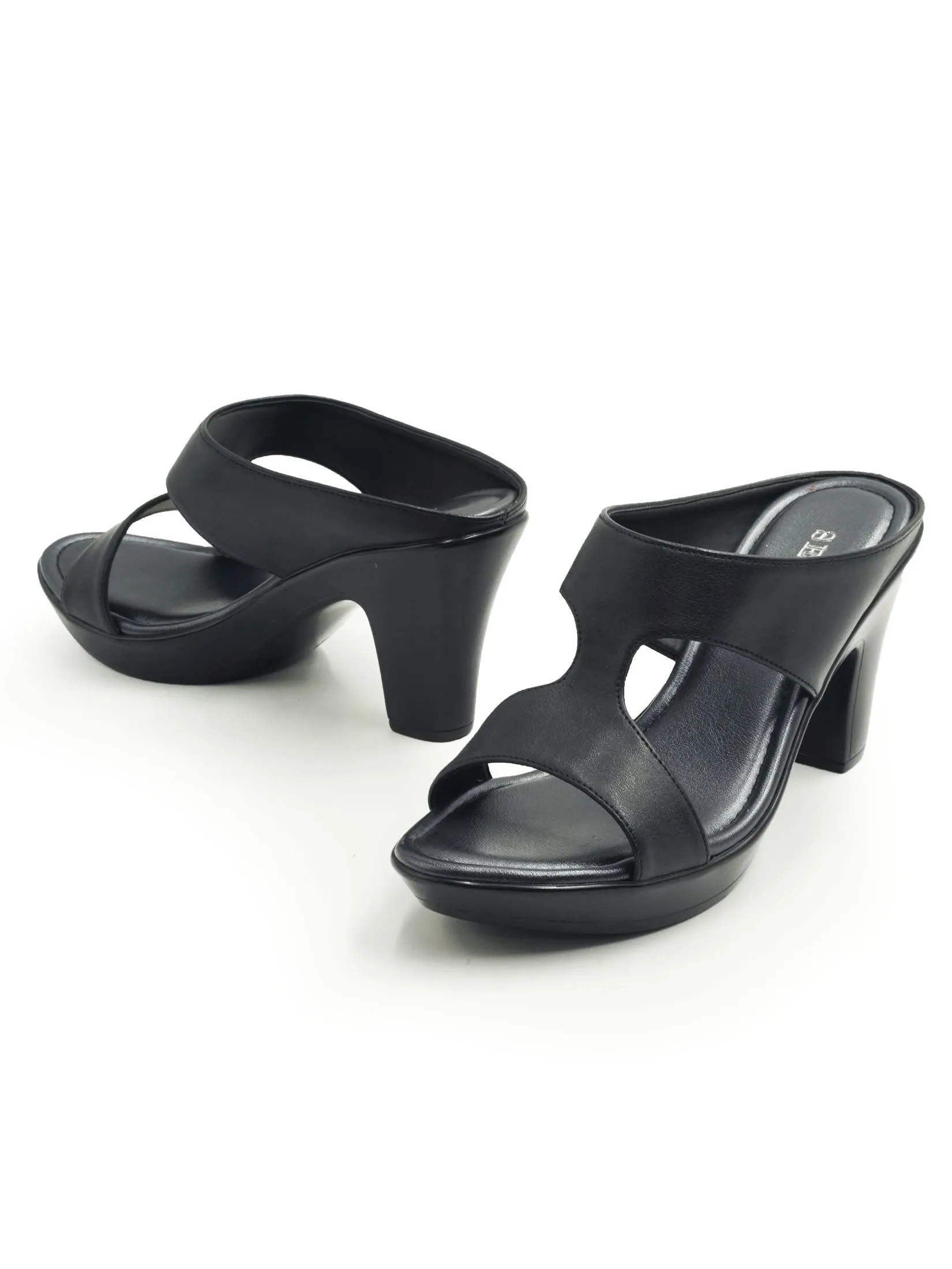 SENSO Women PU HEEL J84029 Black