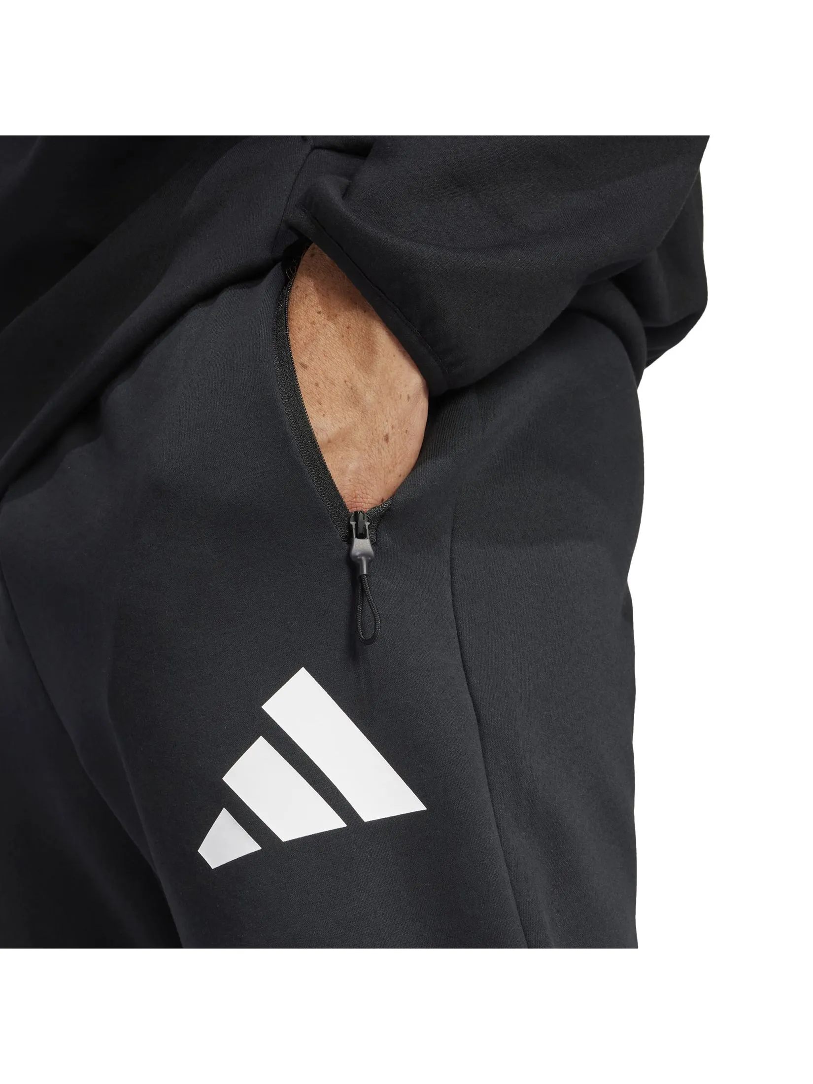 ADIDAS Men Tracksuit Bottoms Z.N.E. Black / White