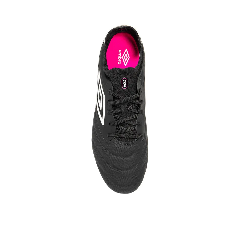 UMBRO Tocco V Pro FG Men Football Shoes Black - UM126SH513EOTH