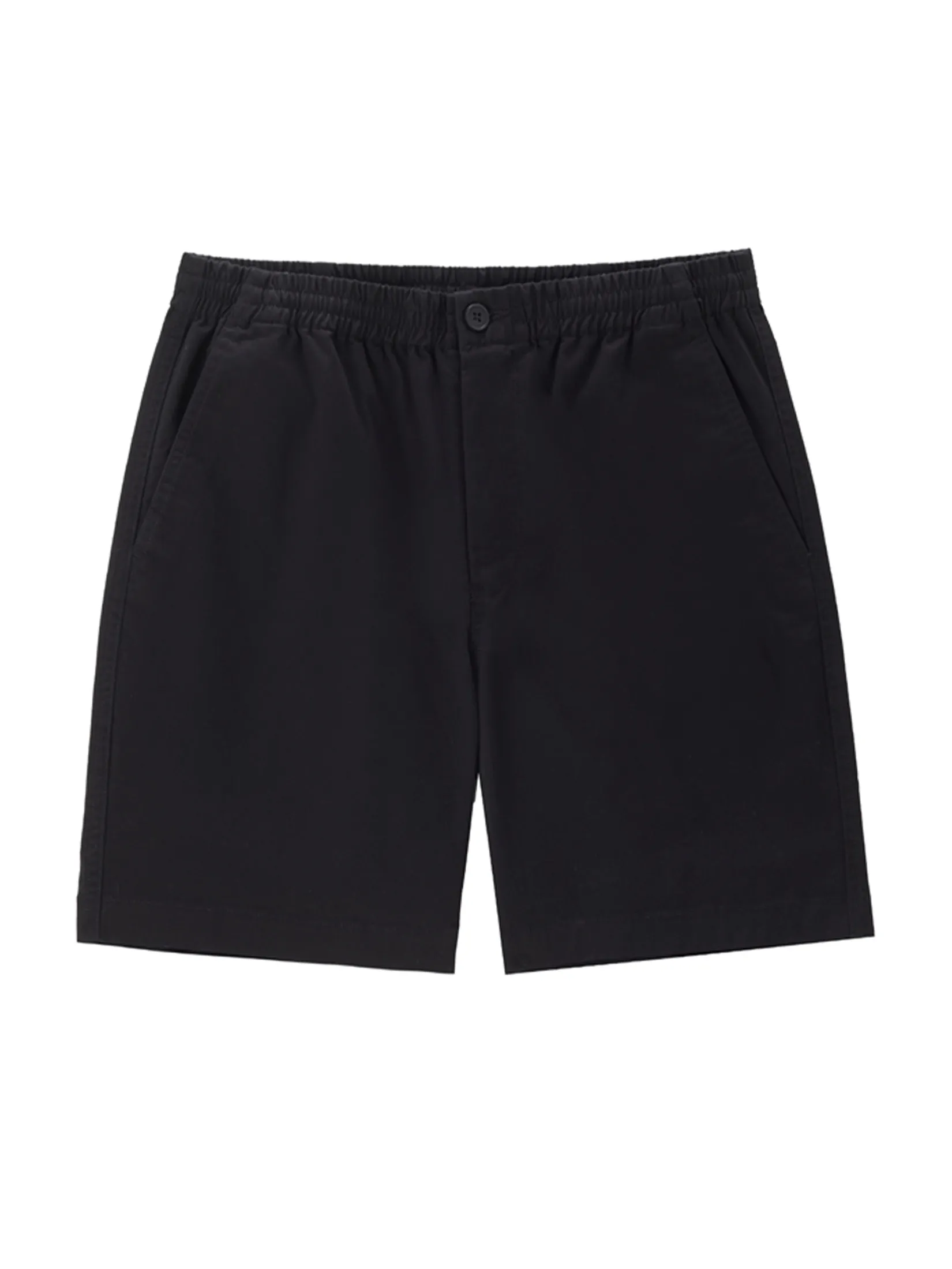 GIORDANO Men s Online Exclusive Twill Elastic Waist Pleat Shorts (Korea) Black