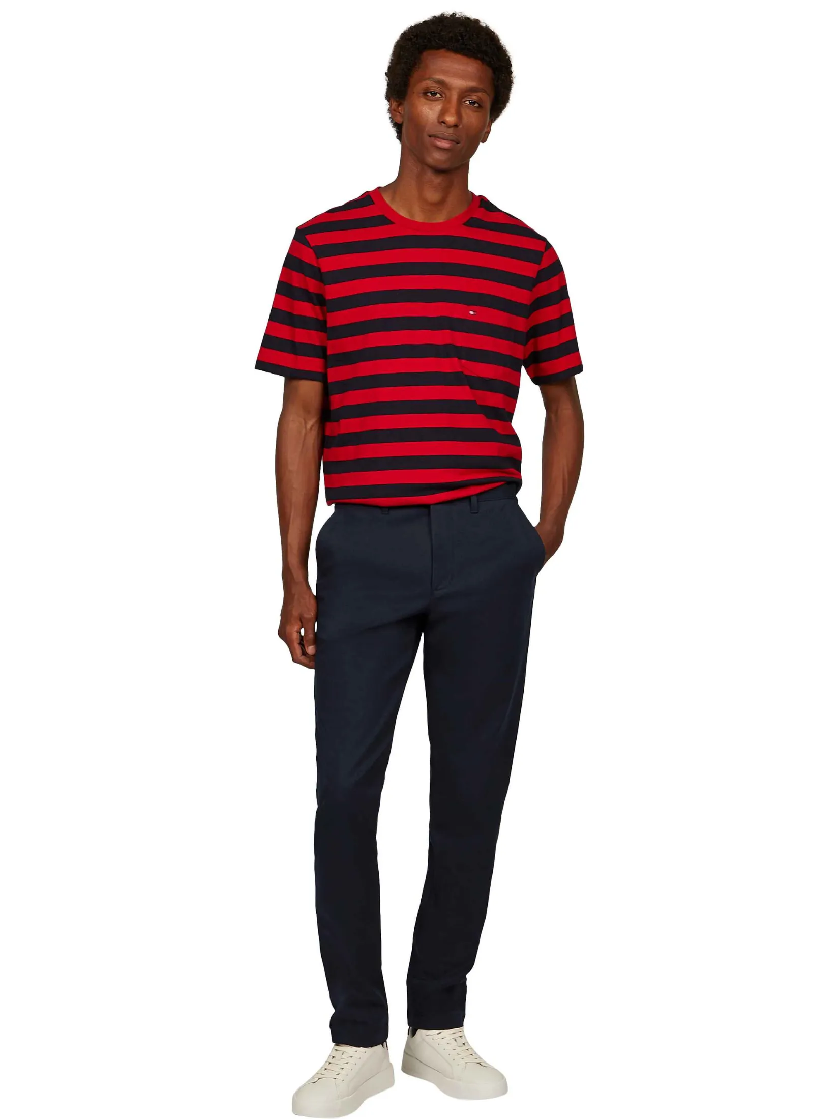 TOMMY HILFIGER MEN PANTS Blue Slim Fit