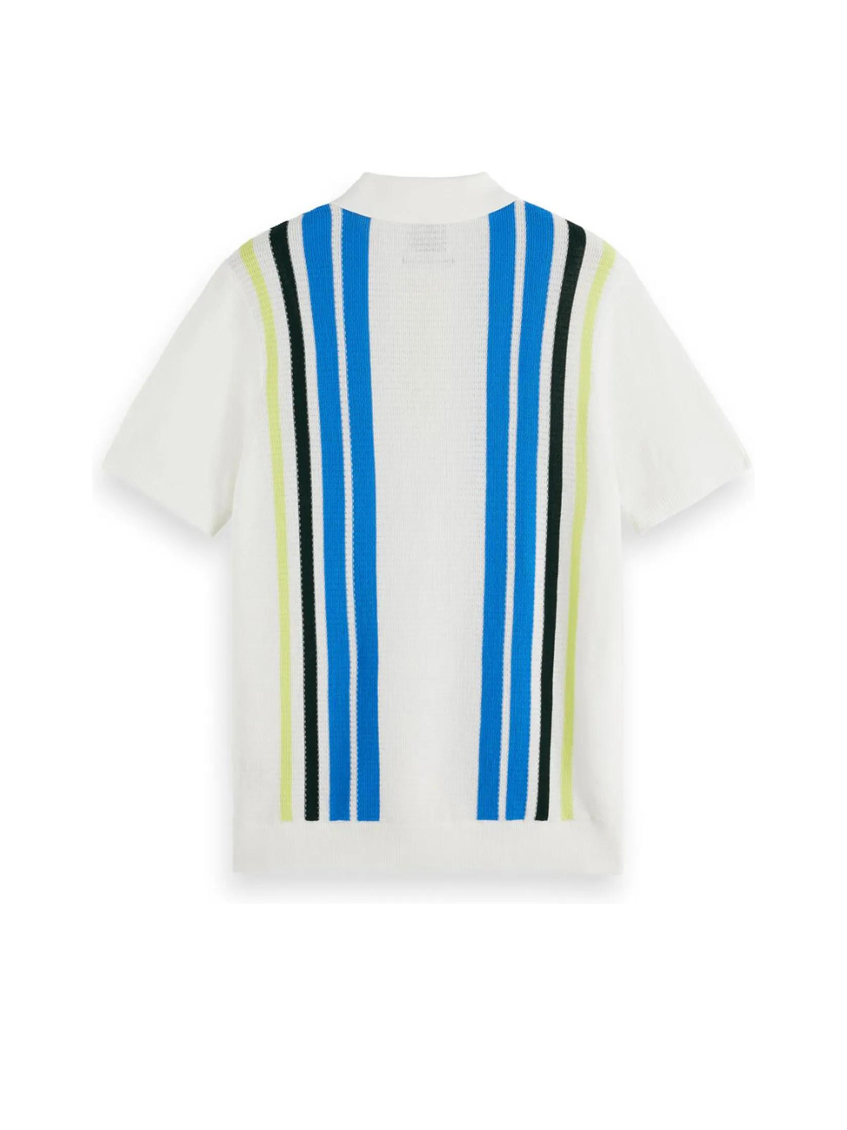 SCOTCH&SODA Men Polo Structured Knit Striped