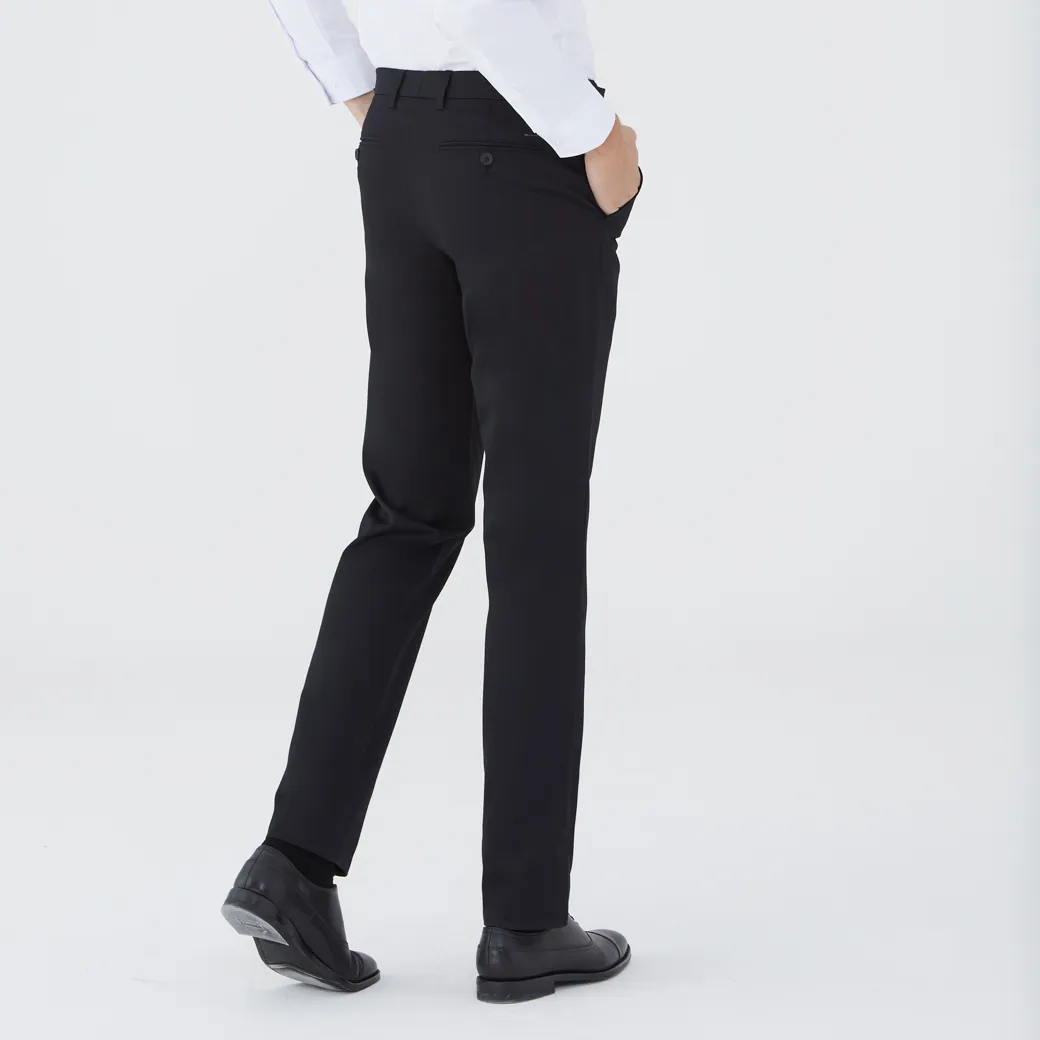 ARROW ARROW EASY MOVE BUSINESS PANTS SLIM FIT BLACK MECM8A6BL