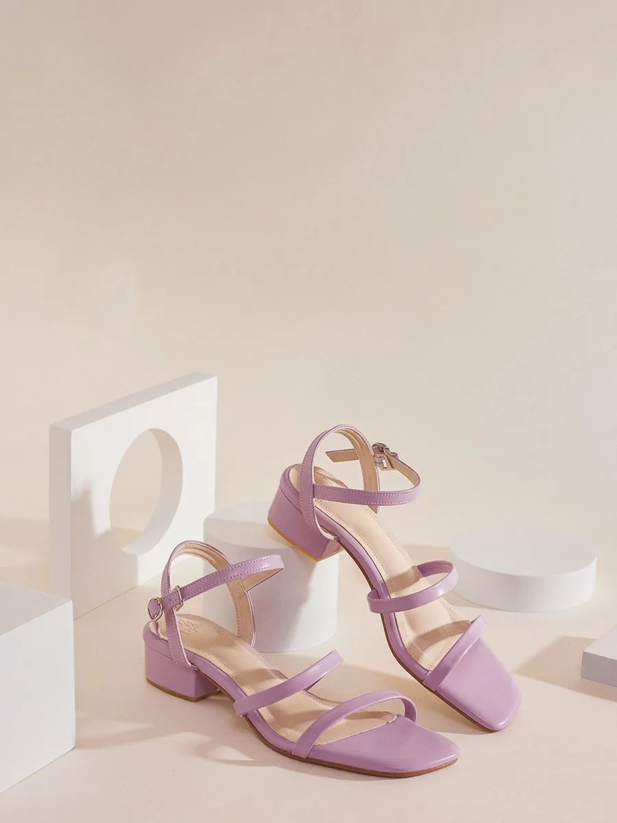 BUCKLE ME Shoes For Every Occasion Lilac Family BM25LAC Triplets Lilac