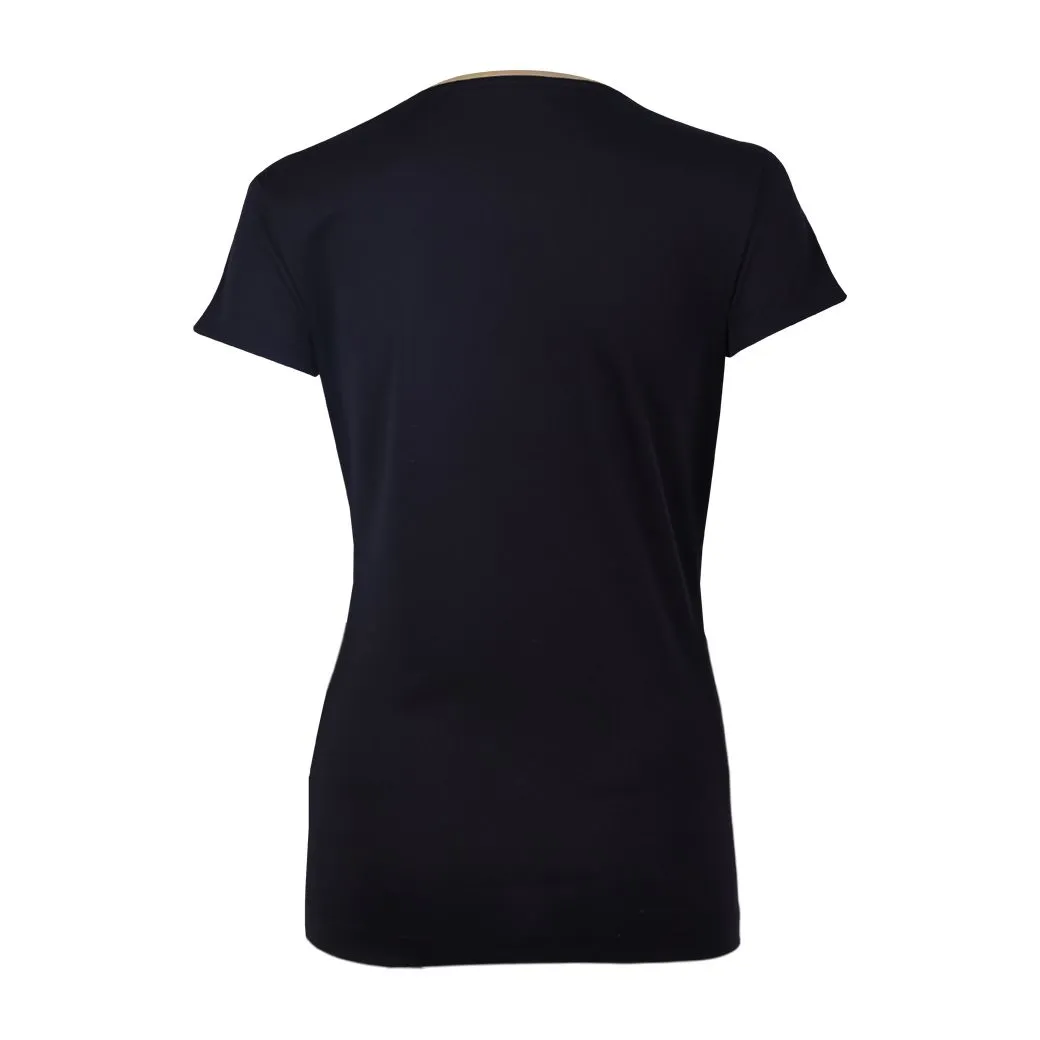GRAND SPORT Black WOMEN SPORTS JERSEY (014366)