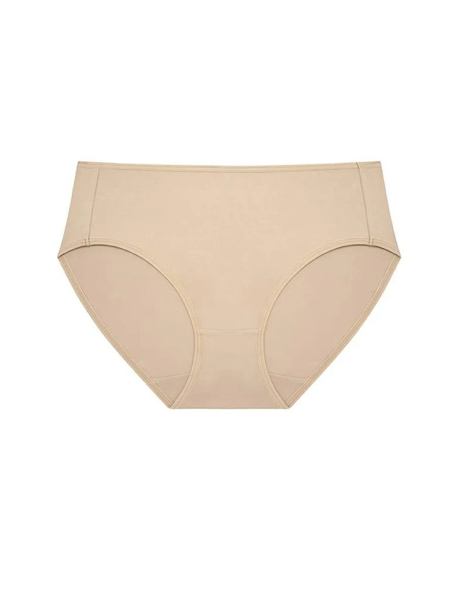 SABINA [Online Exclusive]  Microfiber Mid Waisted Panty - Sand