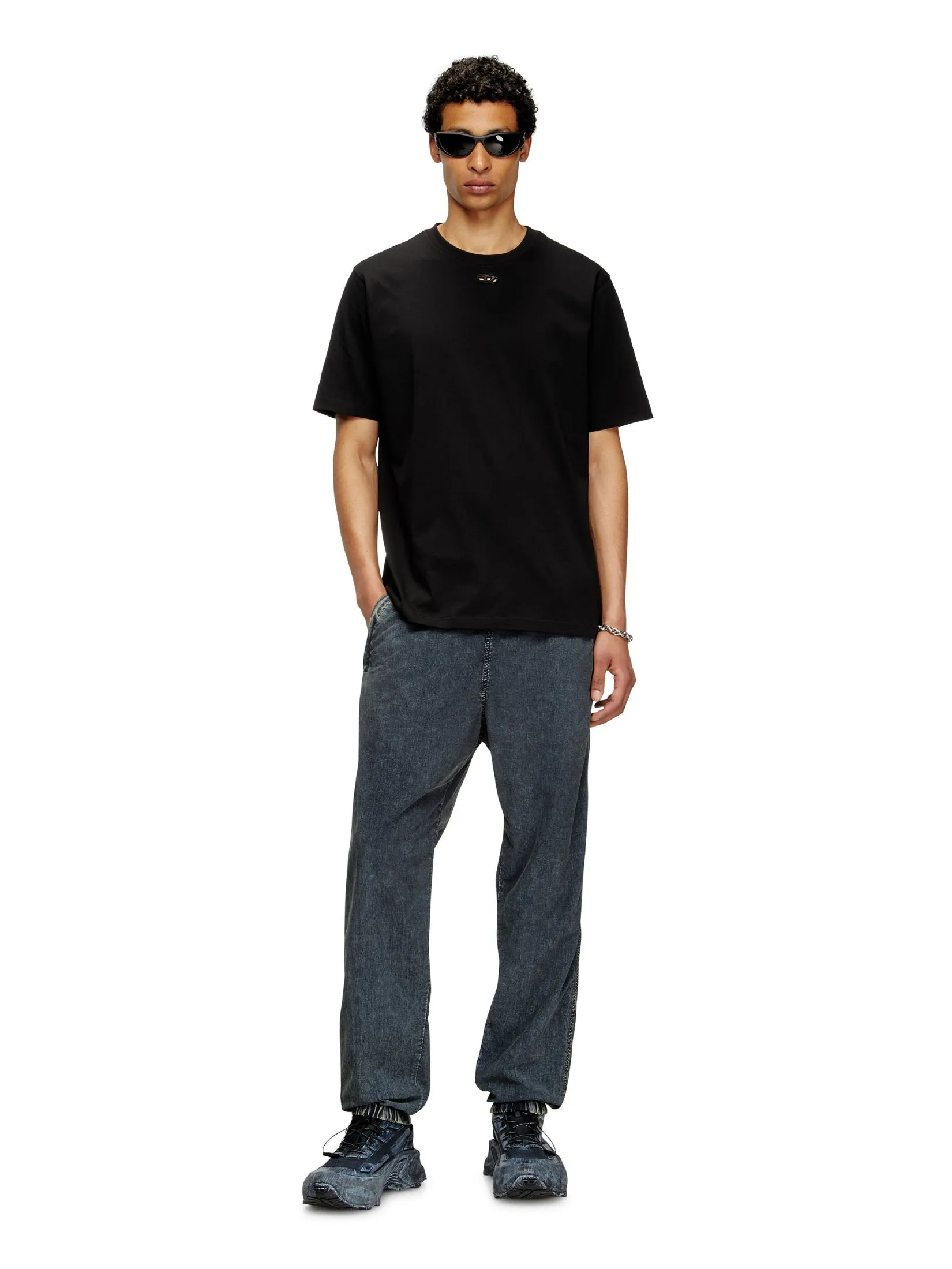 DIESEL T-Shirt Men T-ADJUST-MAREY T-SHIRT Black