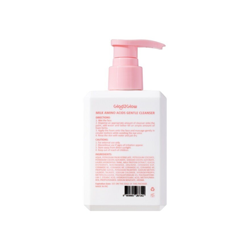 Glad2Glow Cleanser Milk Amino Acids Brightening 80 G.